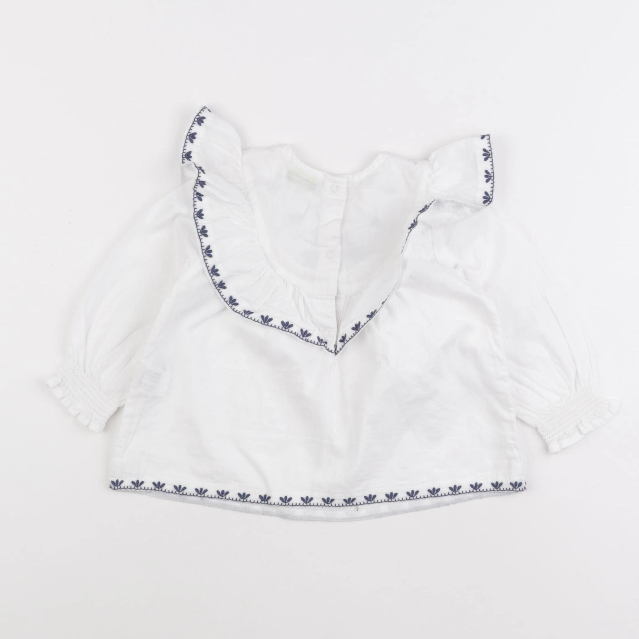 Tape à l'oeil - blouse blanc - 18 mois