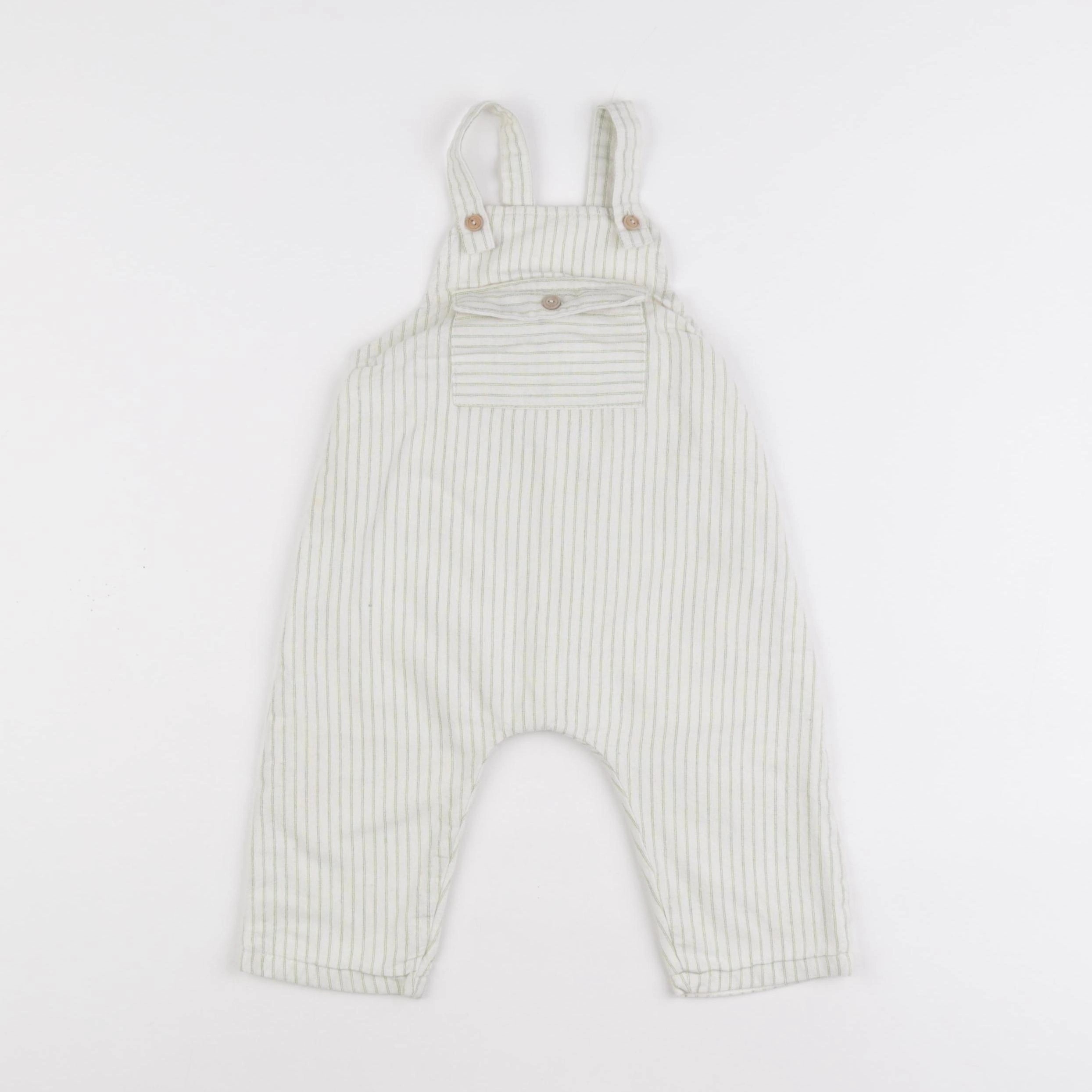 Zara - salopette beige - 9/12 mois