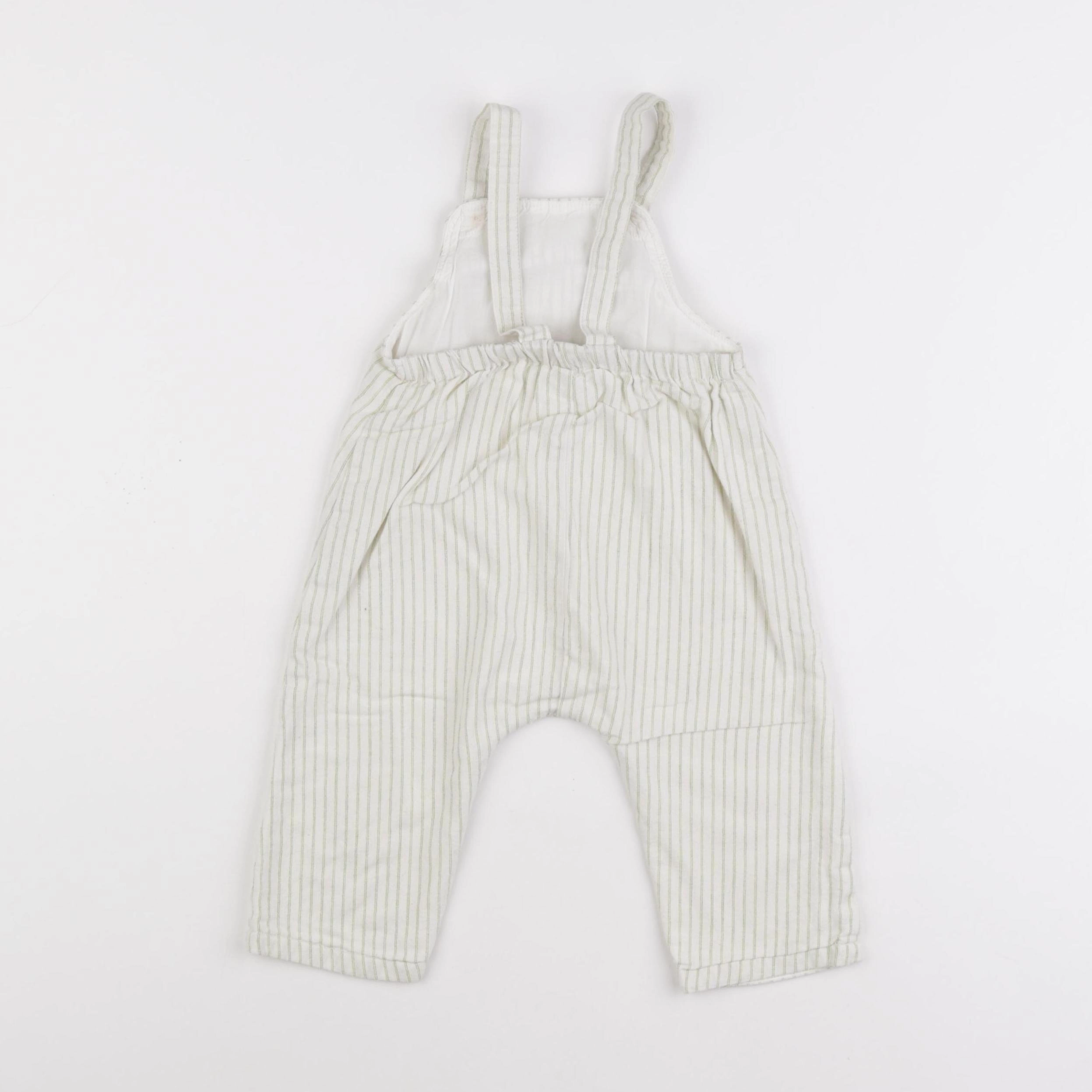 Zara - salopette beige - 9/12 mois