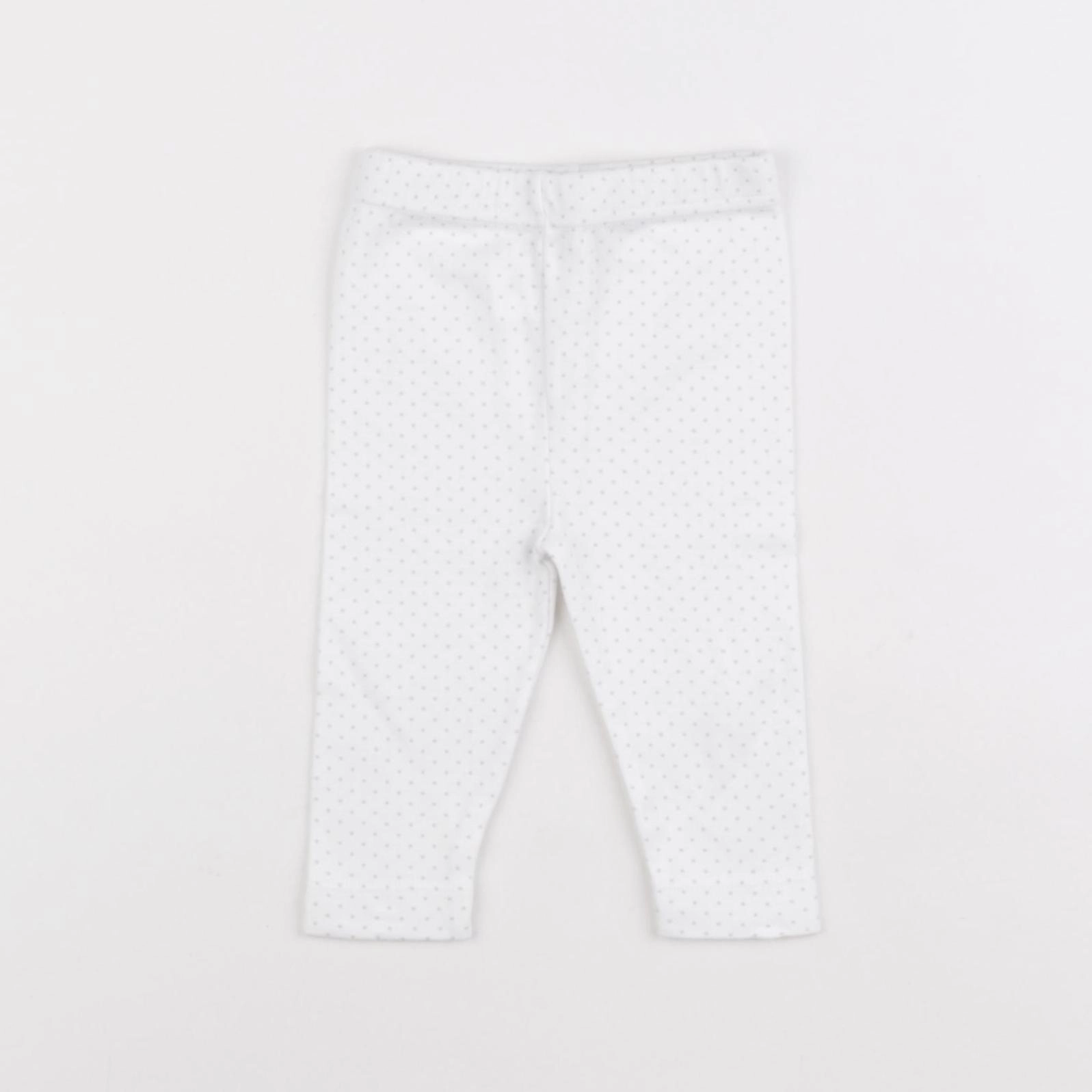 Boutchou - legging blanc - 3 mois