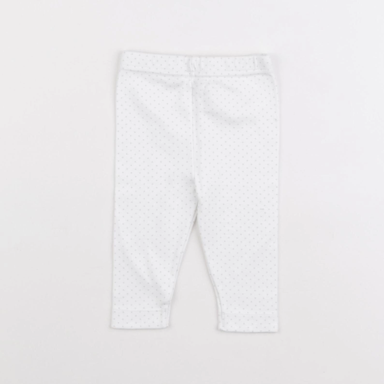 Boutchou - legging blanc - 3 mois
