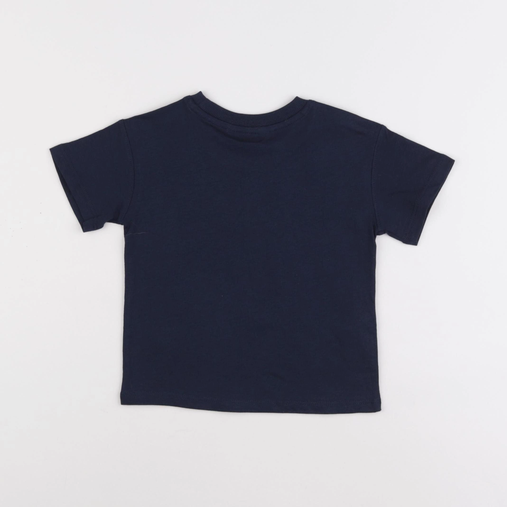 Mango - tee-shirt bleu - 9/12 mois