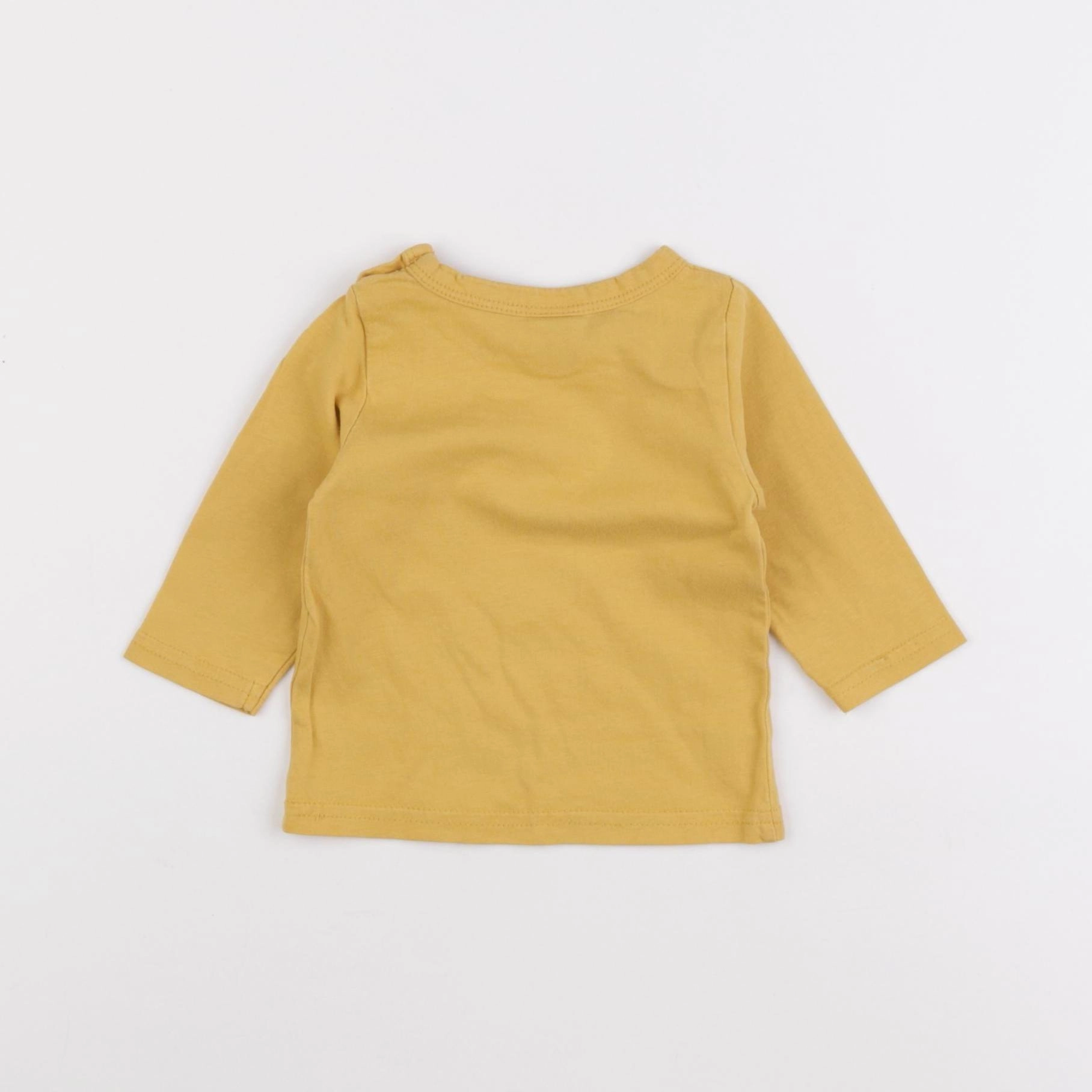 Tape à l'oeil - tee-shirt jaune - 3 mois
