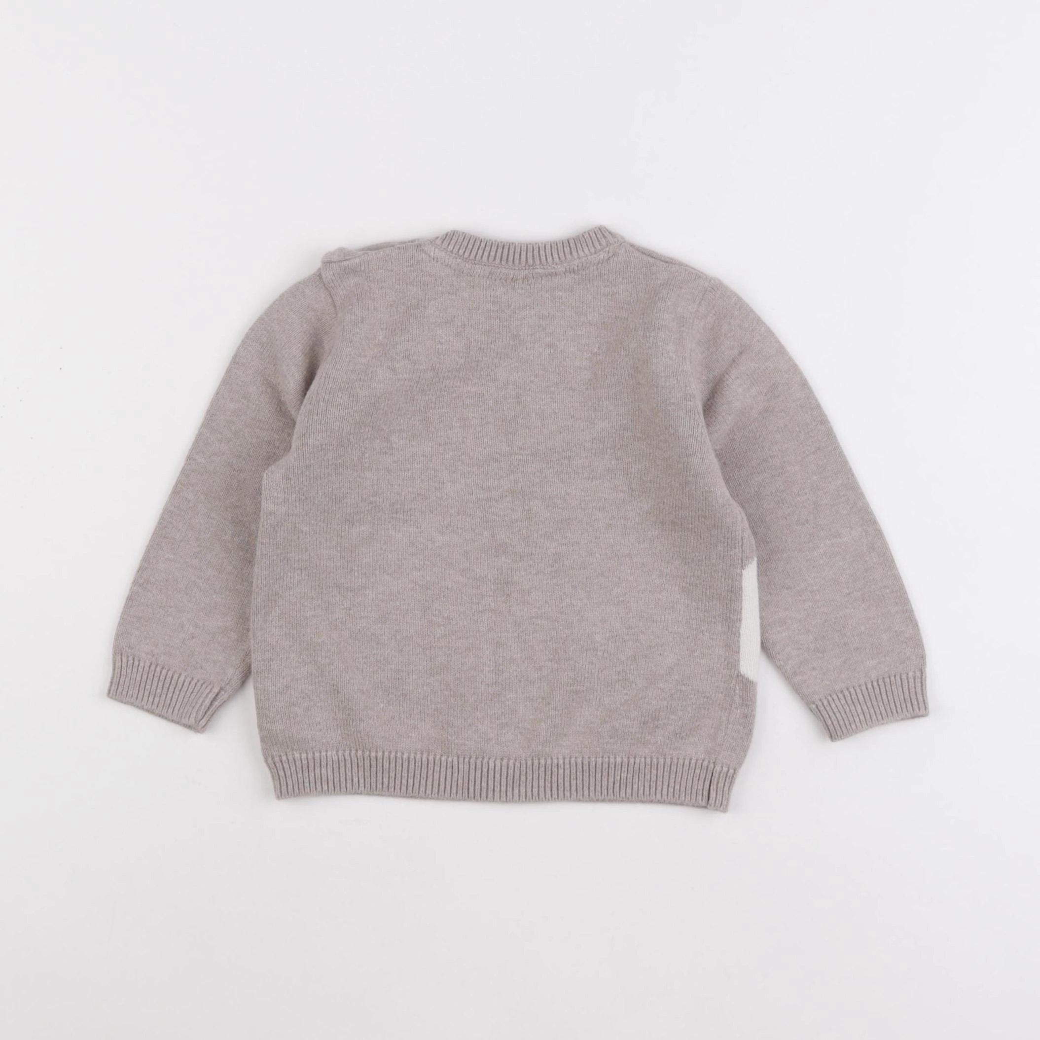 H&M - pull beige - 12 mois