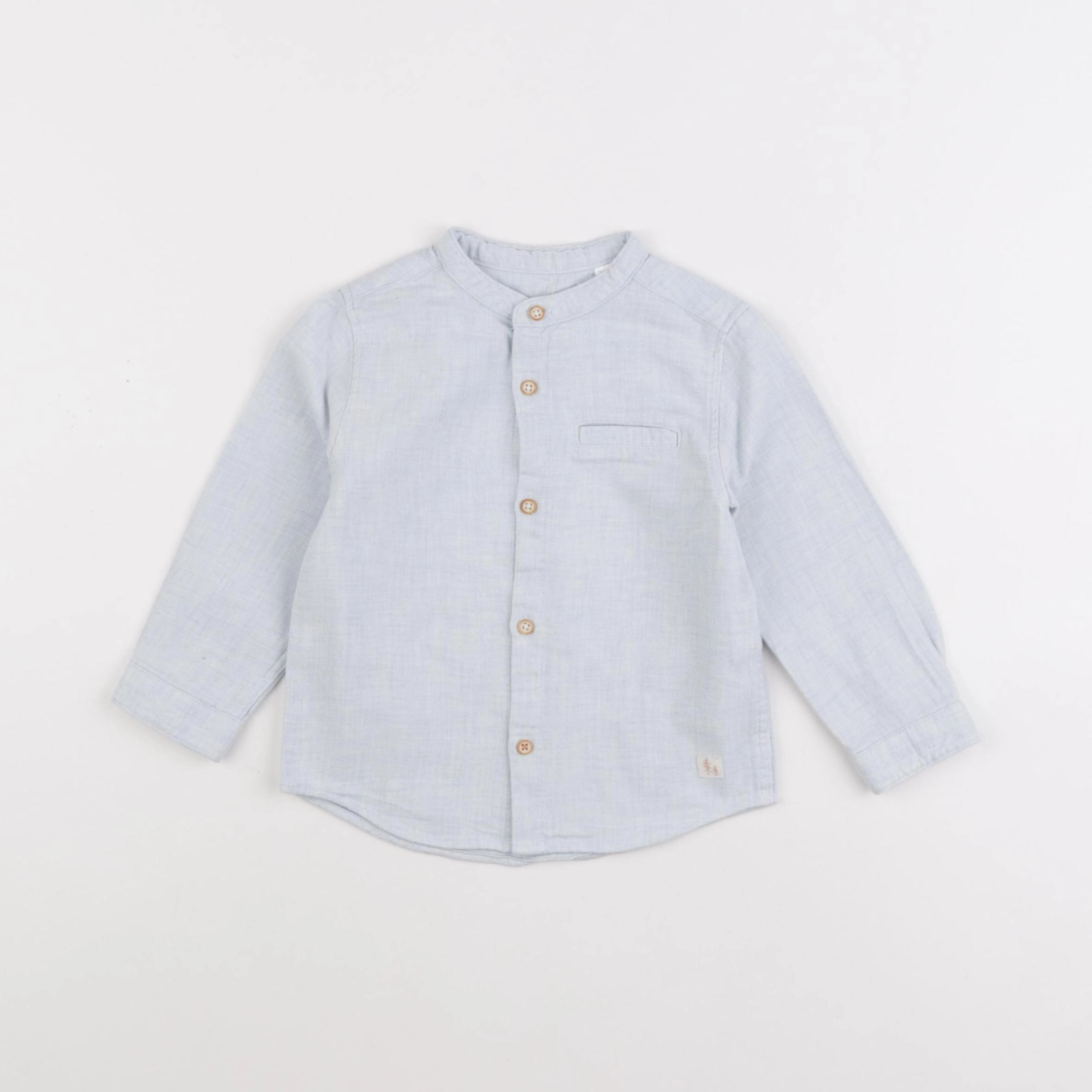 Zara - chemise bleu - 12/18 mois