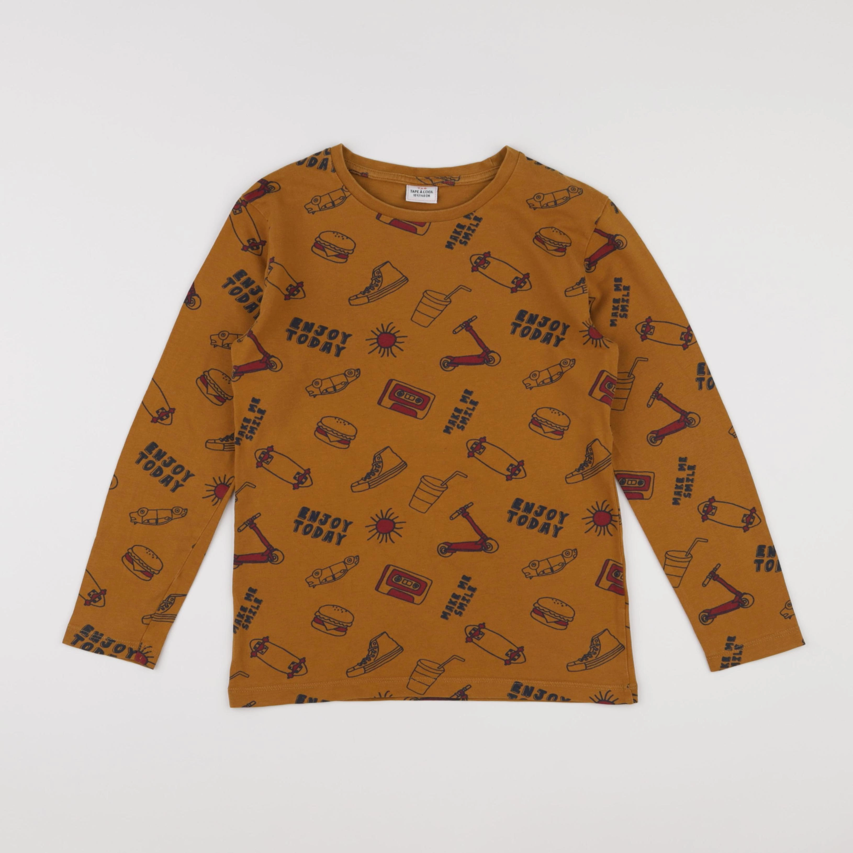 Tape à l'oeil - tee-shirt marron - 10 ans