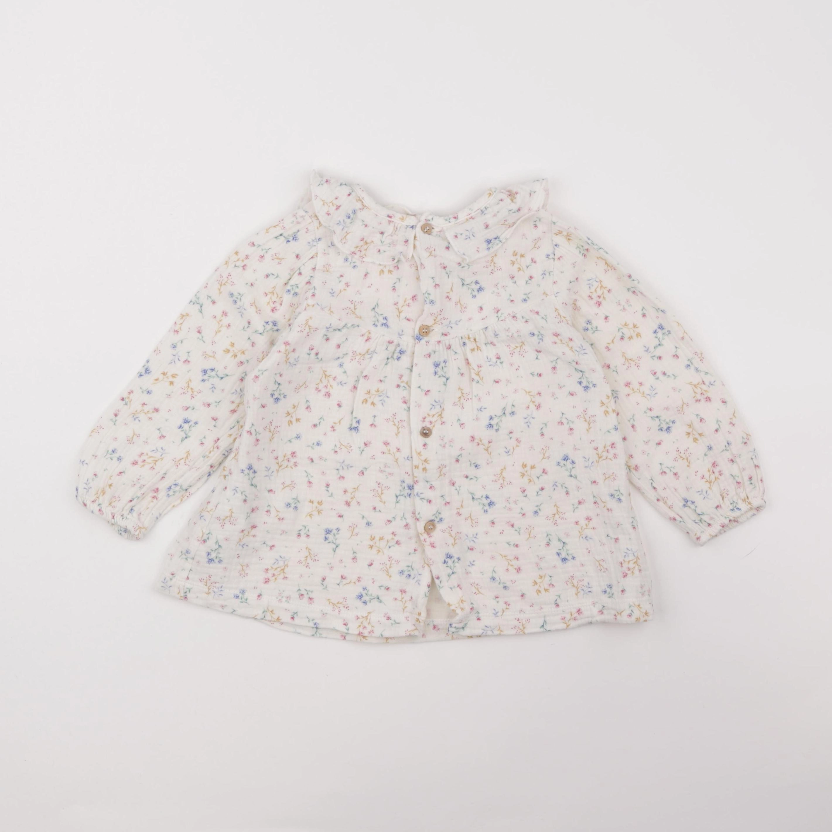 Zara - blouse beige - 9/12 mois