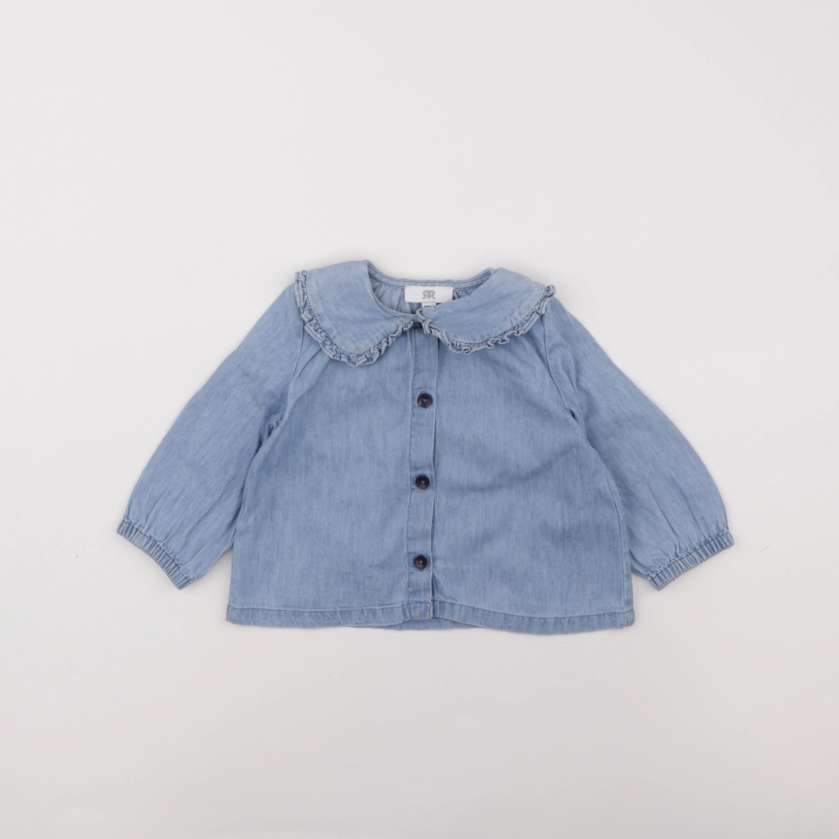 La Redoute - blouse bleu - 12 mois