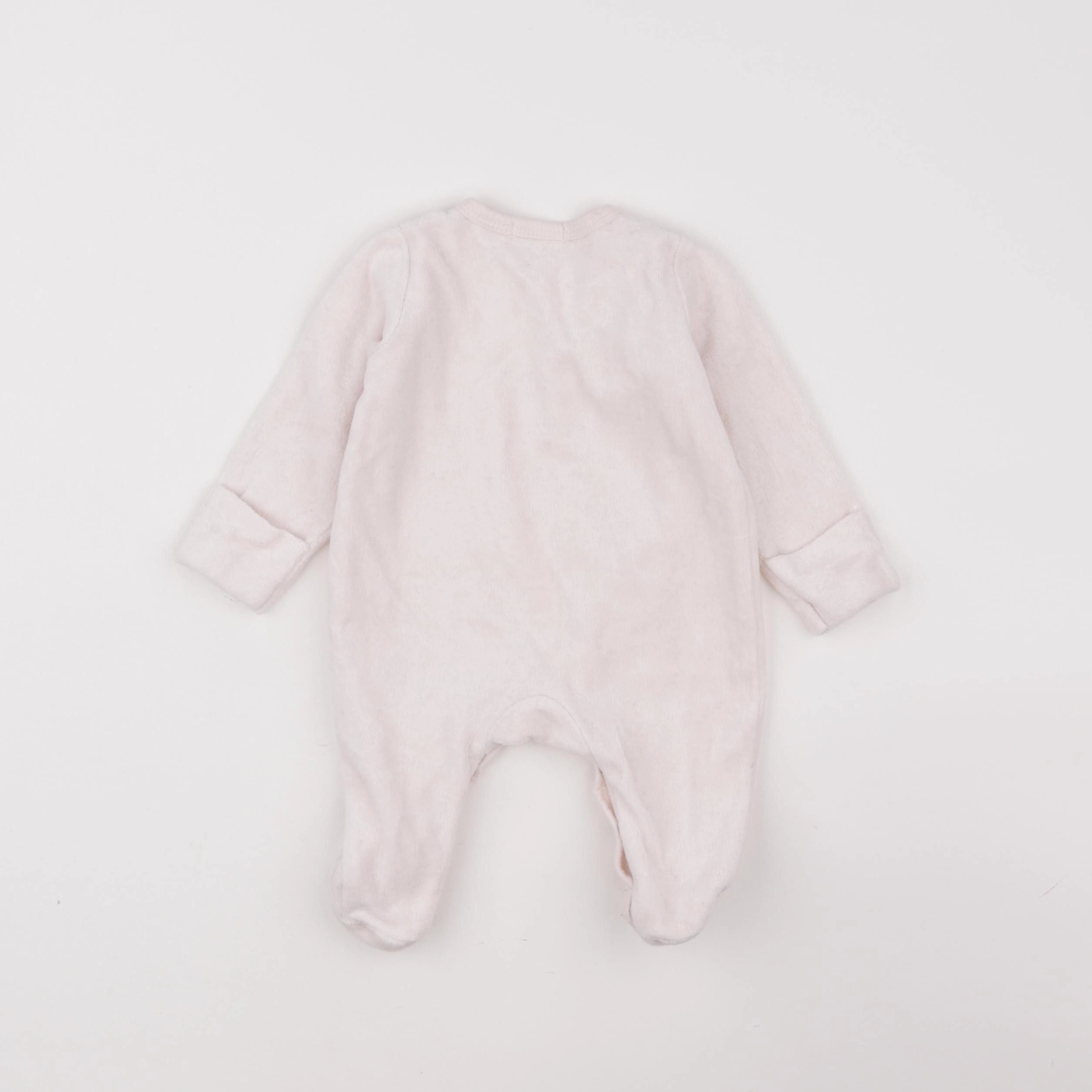 Boutchou - pyjama velours rose - 1 mois
