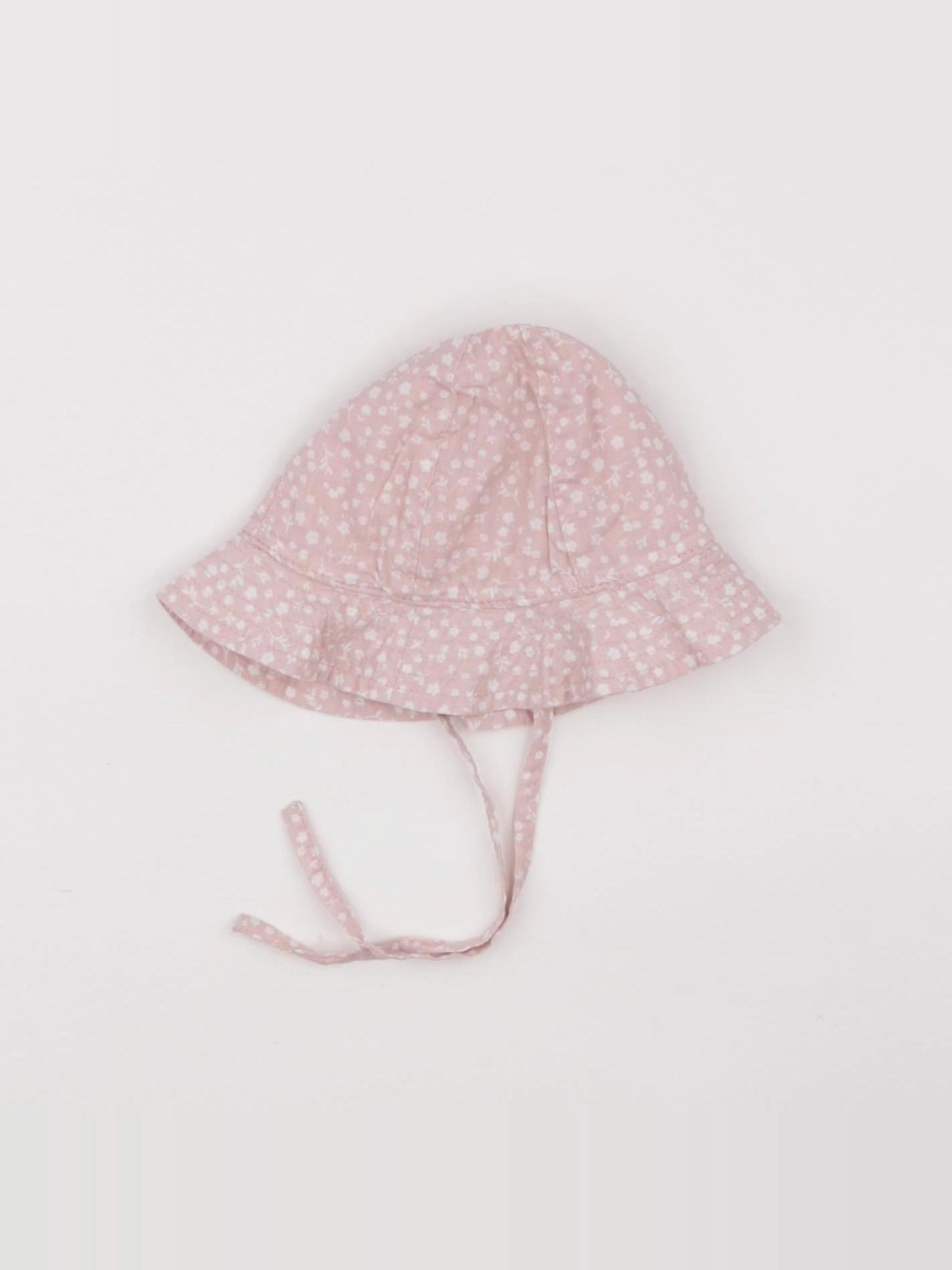 H&M - chapeau rose - 0/2 mois