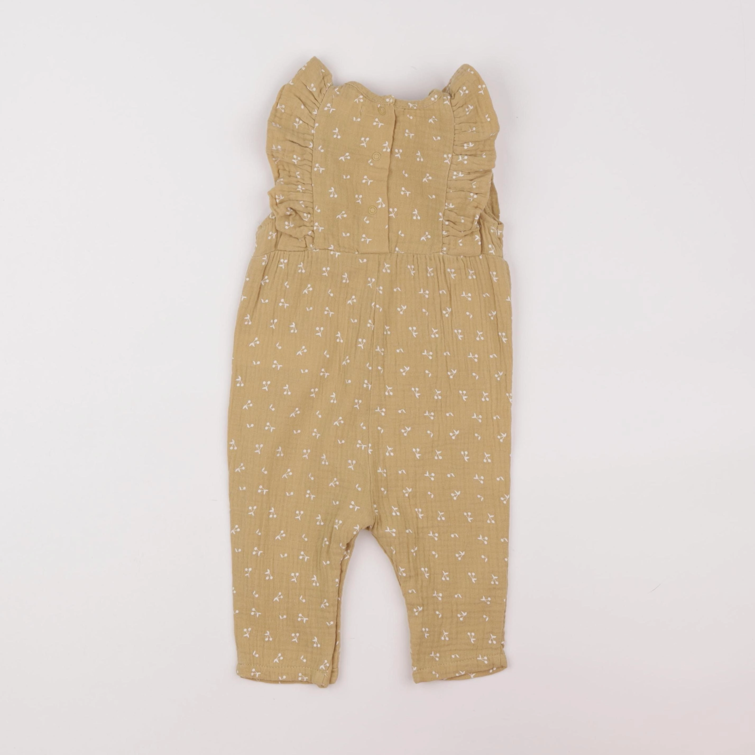 Vertbaudet - combinaison jaune - 9 mois
