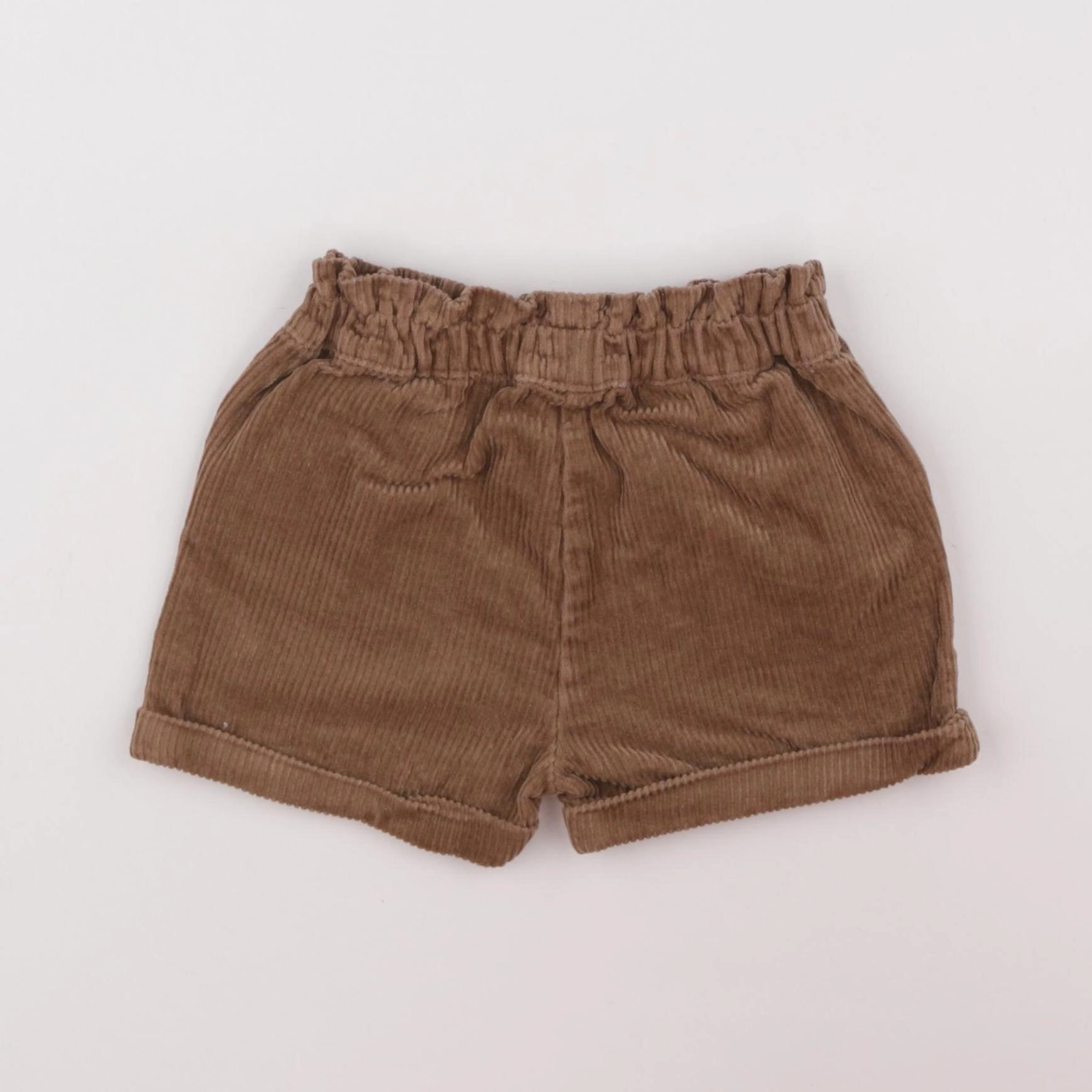 Vertbaudet - short marron - 18 mois
