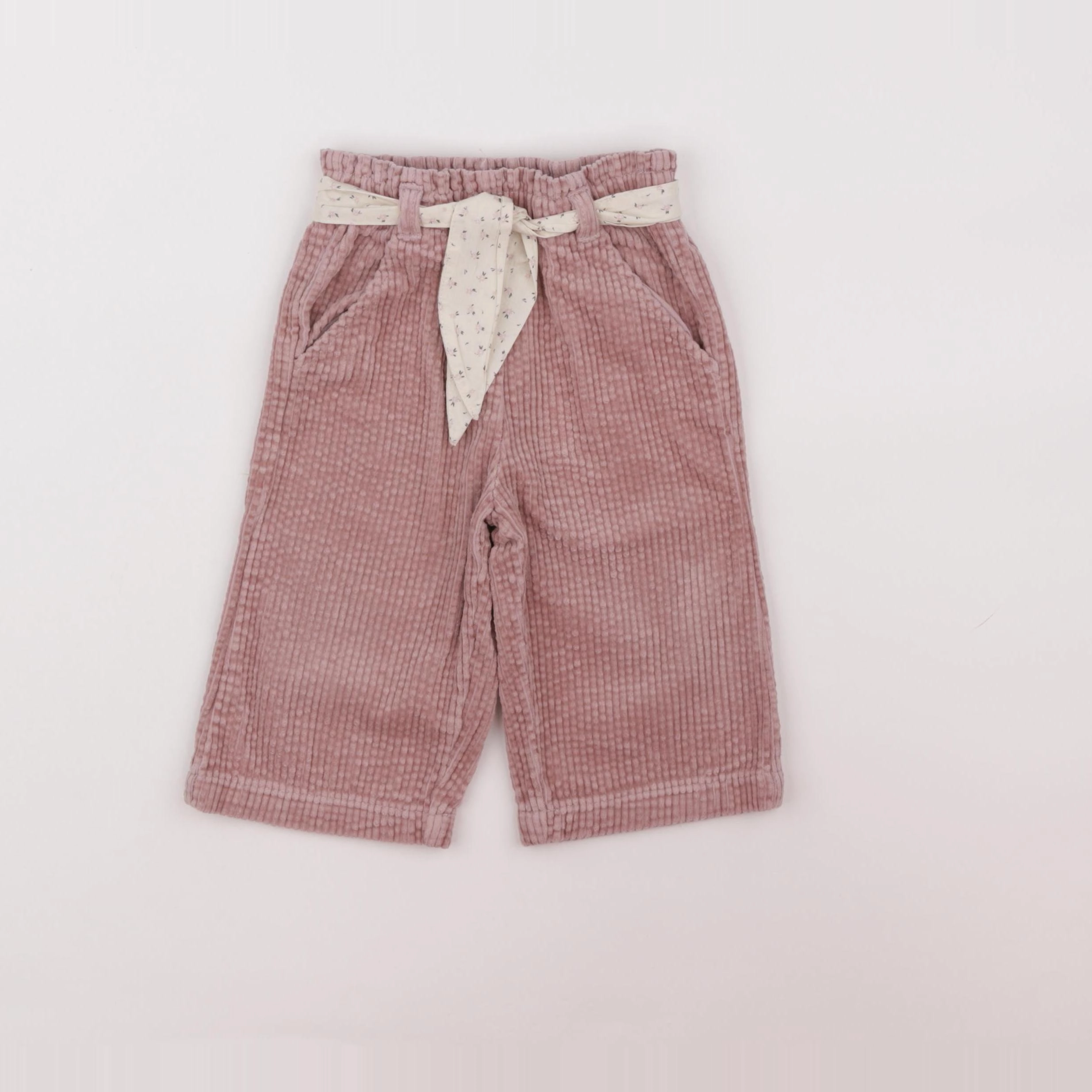 Vertbaudet - pantalon rose - 12 mois