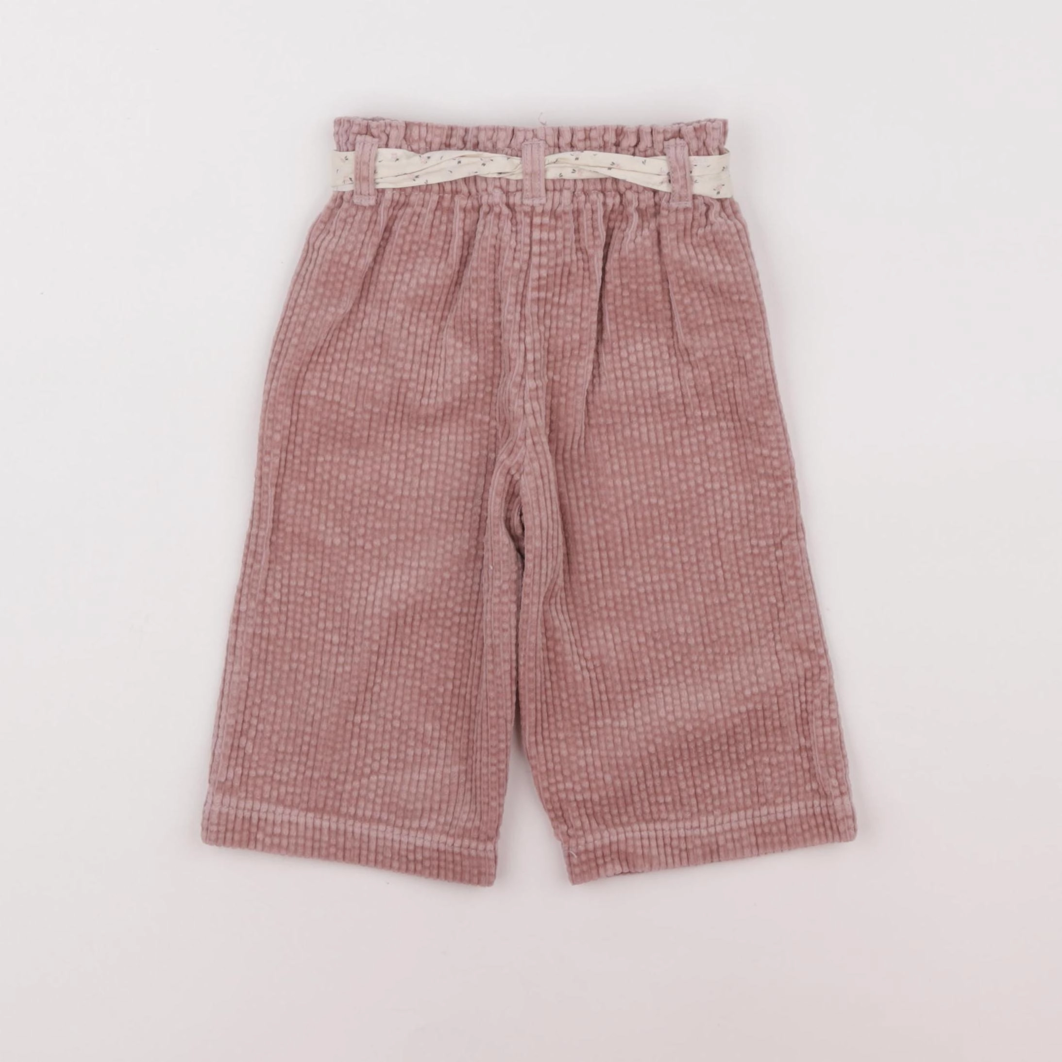 Vertbaudet - pantalon rose - 12 mois