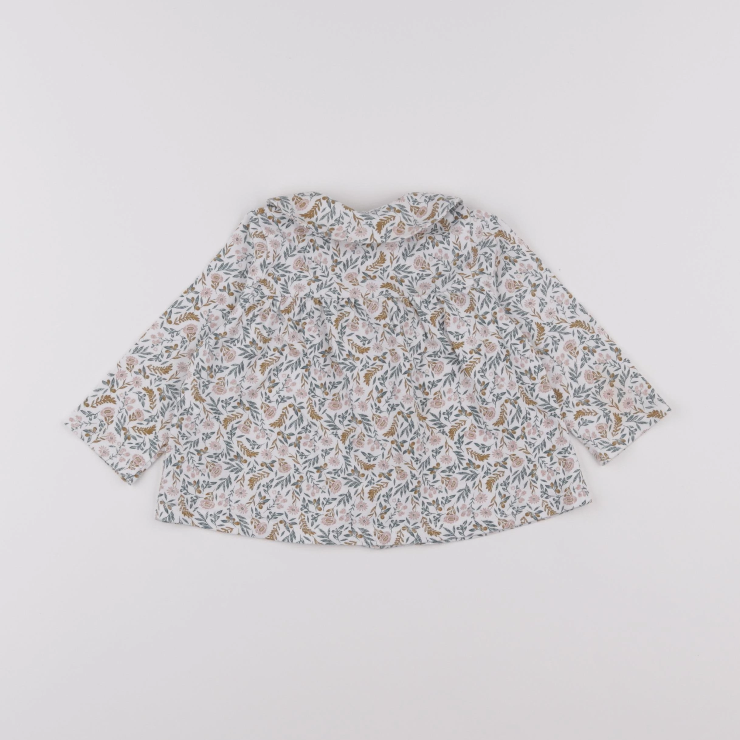 Vertbaudet - blouse multicolore - 9 mois