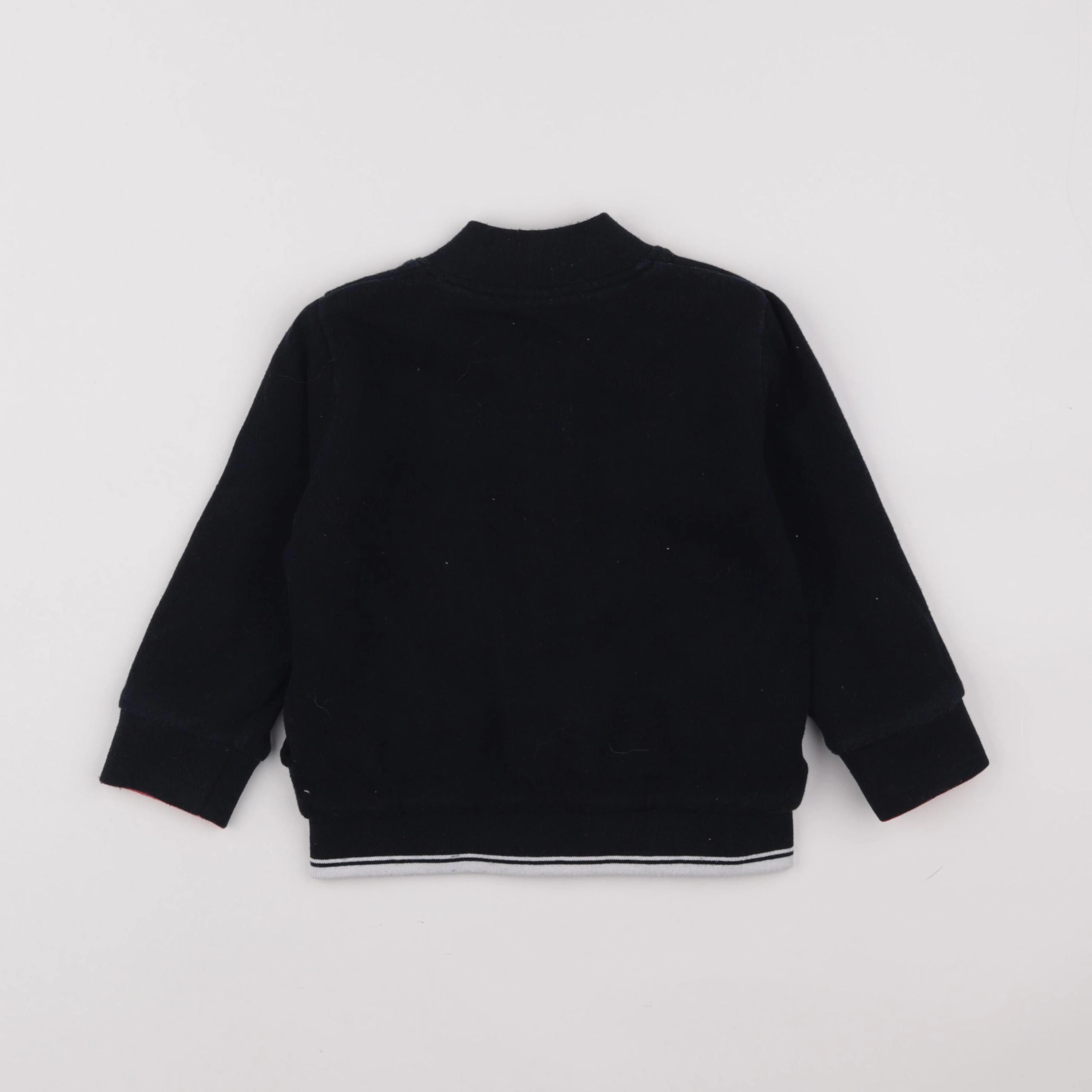 IKKS - sweat réversible bleu, rouge - 2 ans