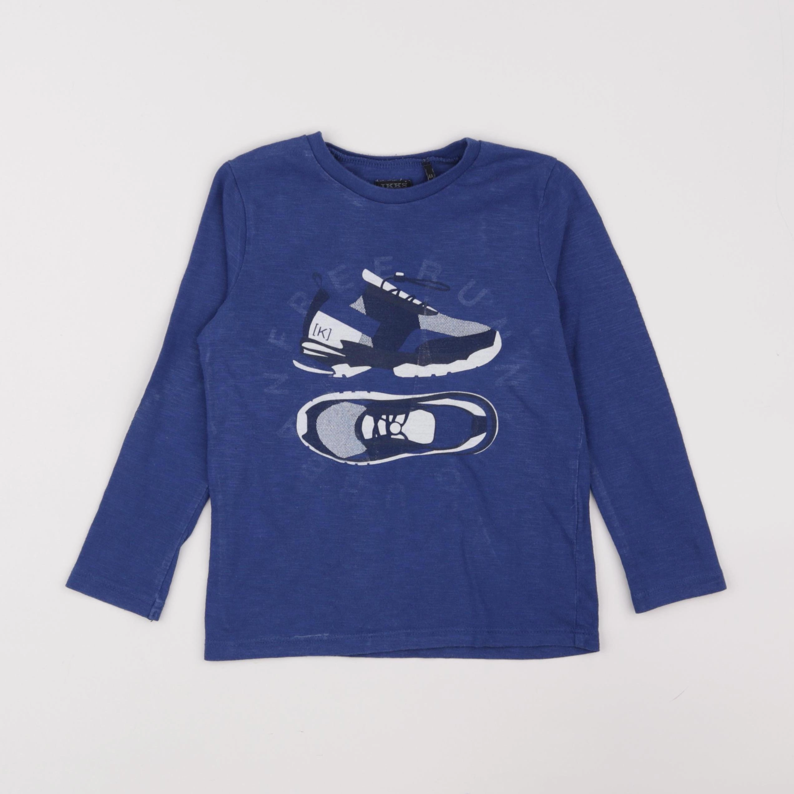 IKKS - tee-shirt bleu - 4 ans