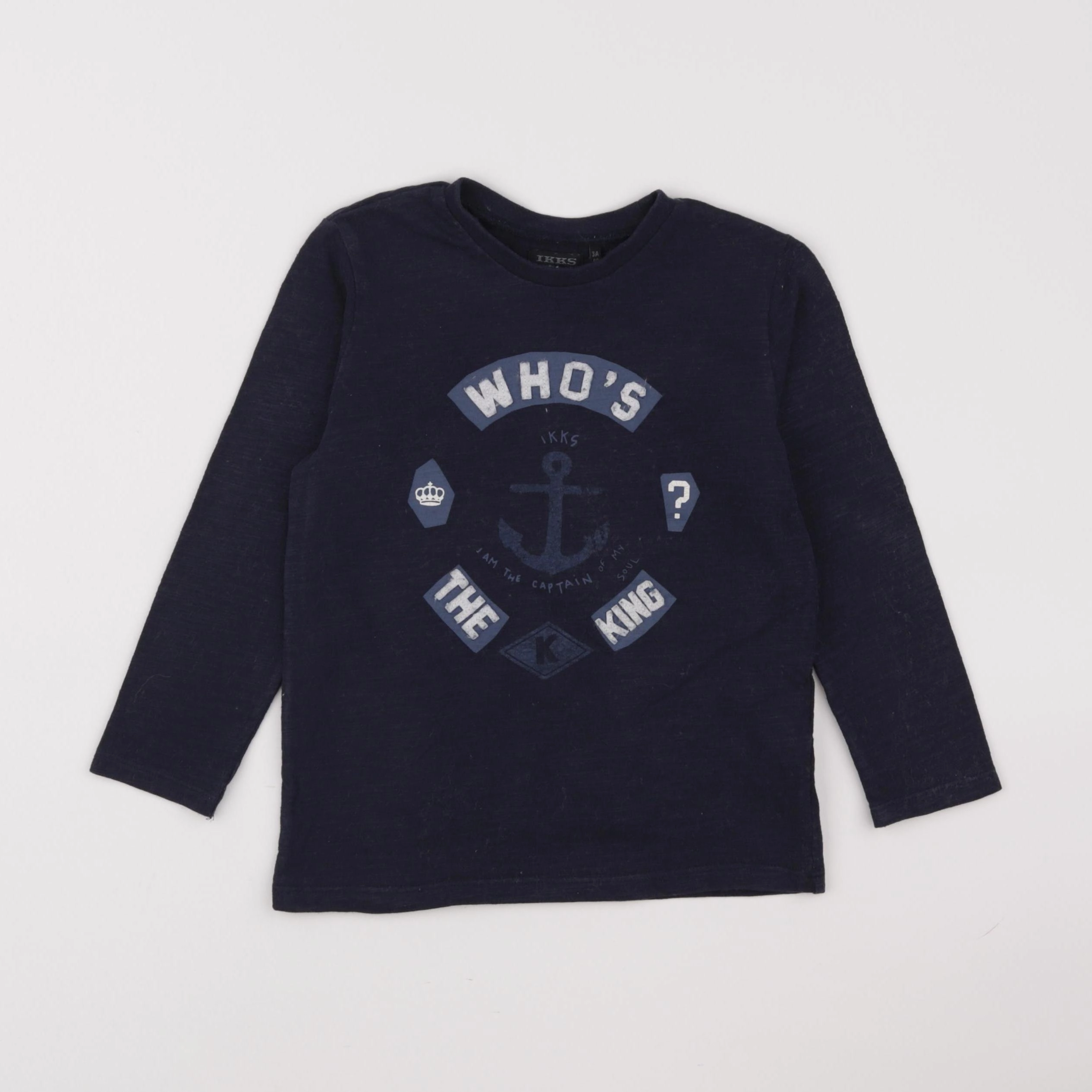 IKKS - tee-shirt bleu - 3 ans