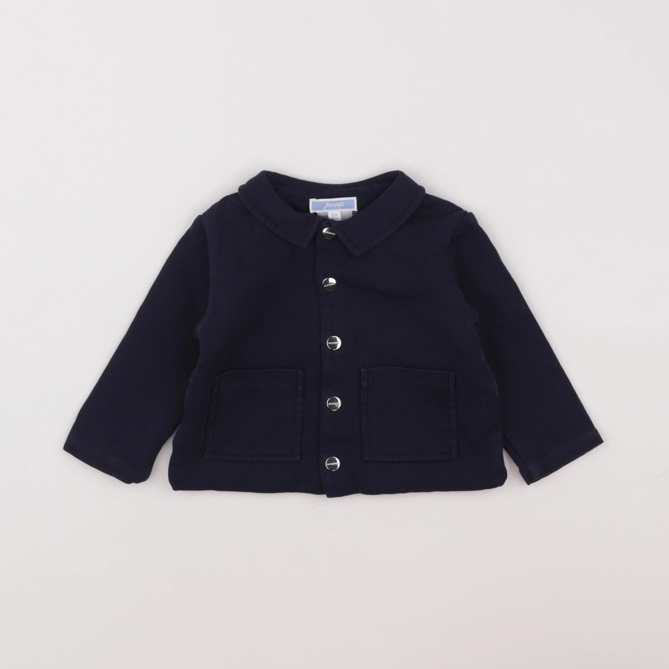 Jacadi - sweat bleu - 12 mois