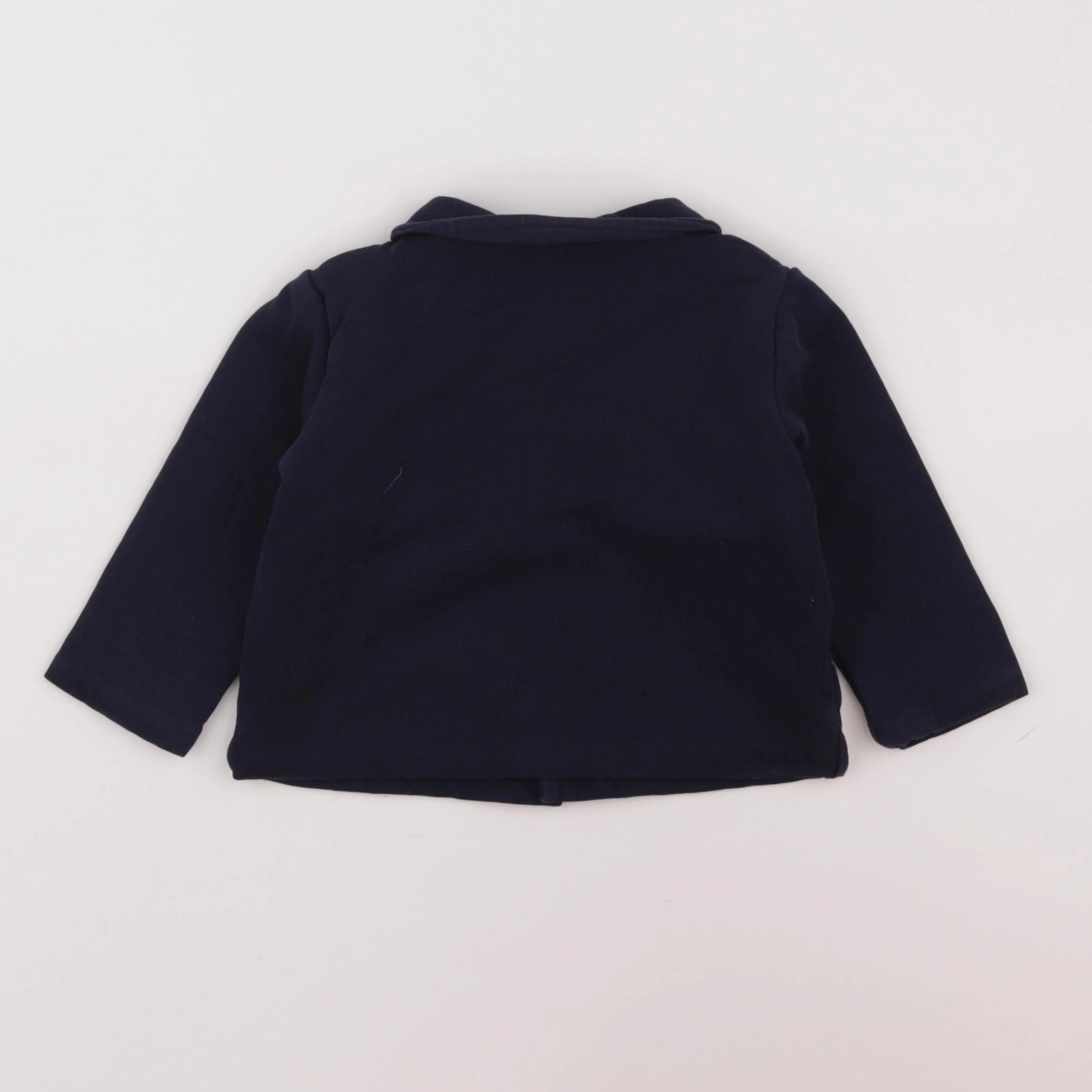 Jacadi - sweat bleu - 12 mois