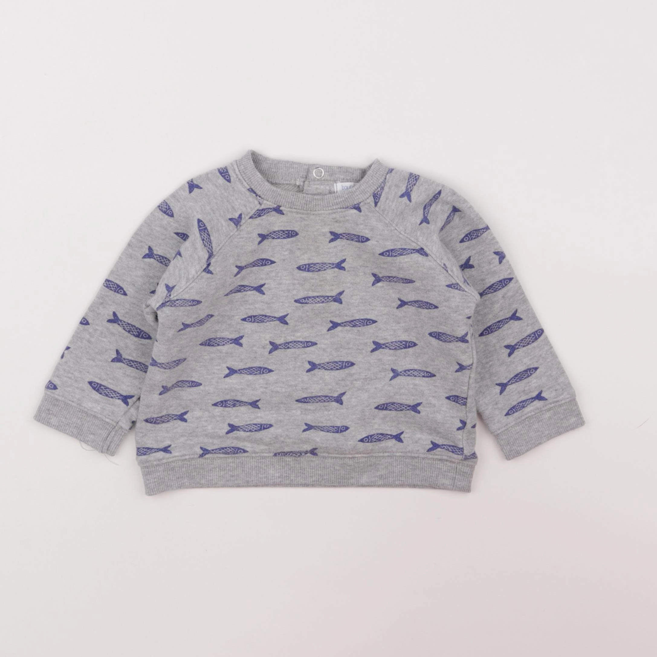 Boutchou - sweat gris - 12 mois