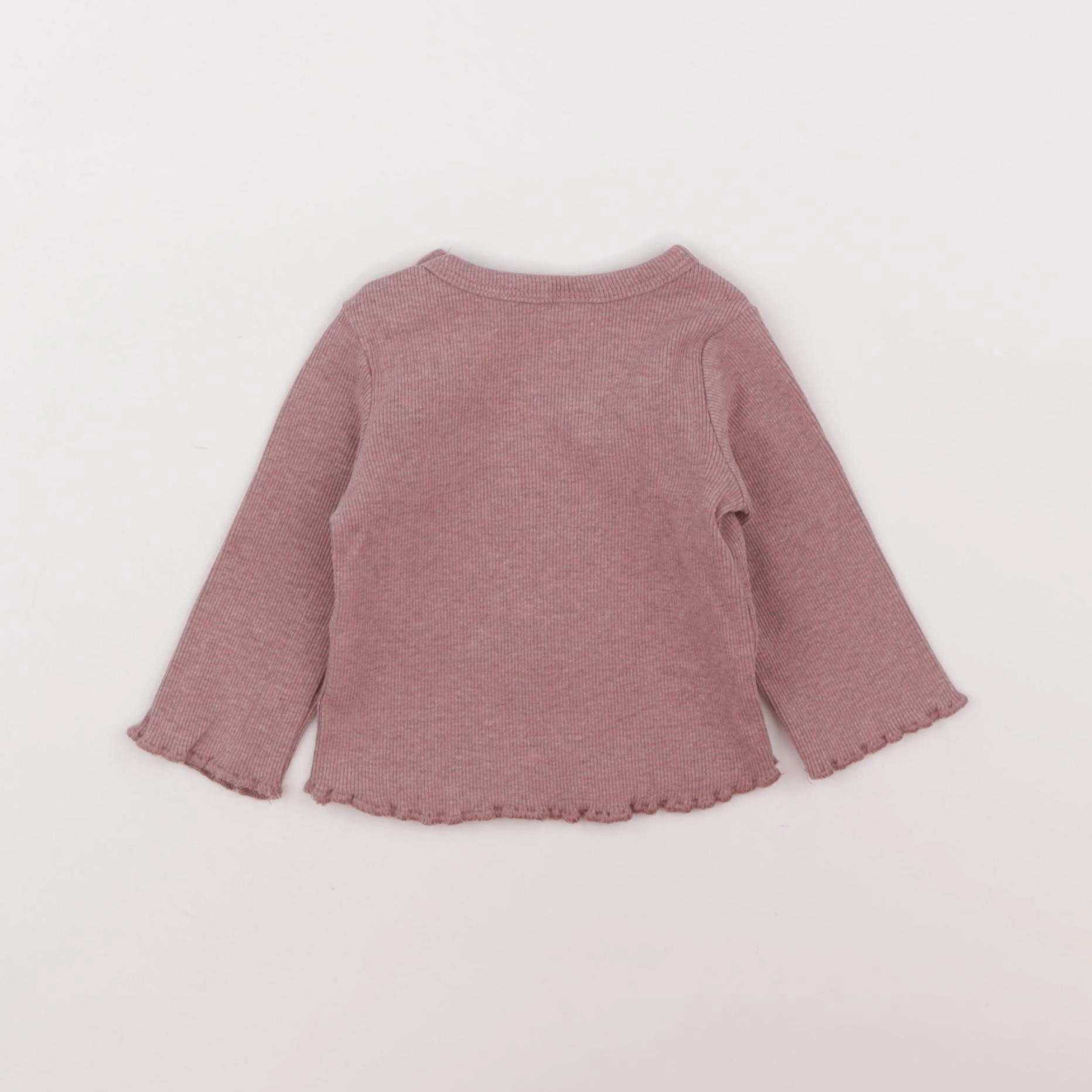 H&M - tee-shirt rose - 1 mois
