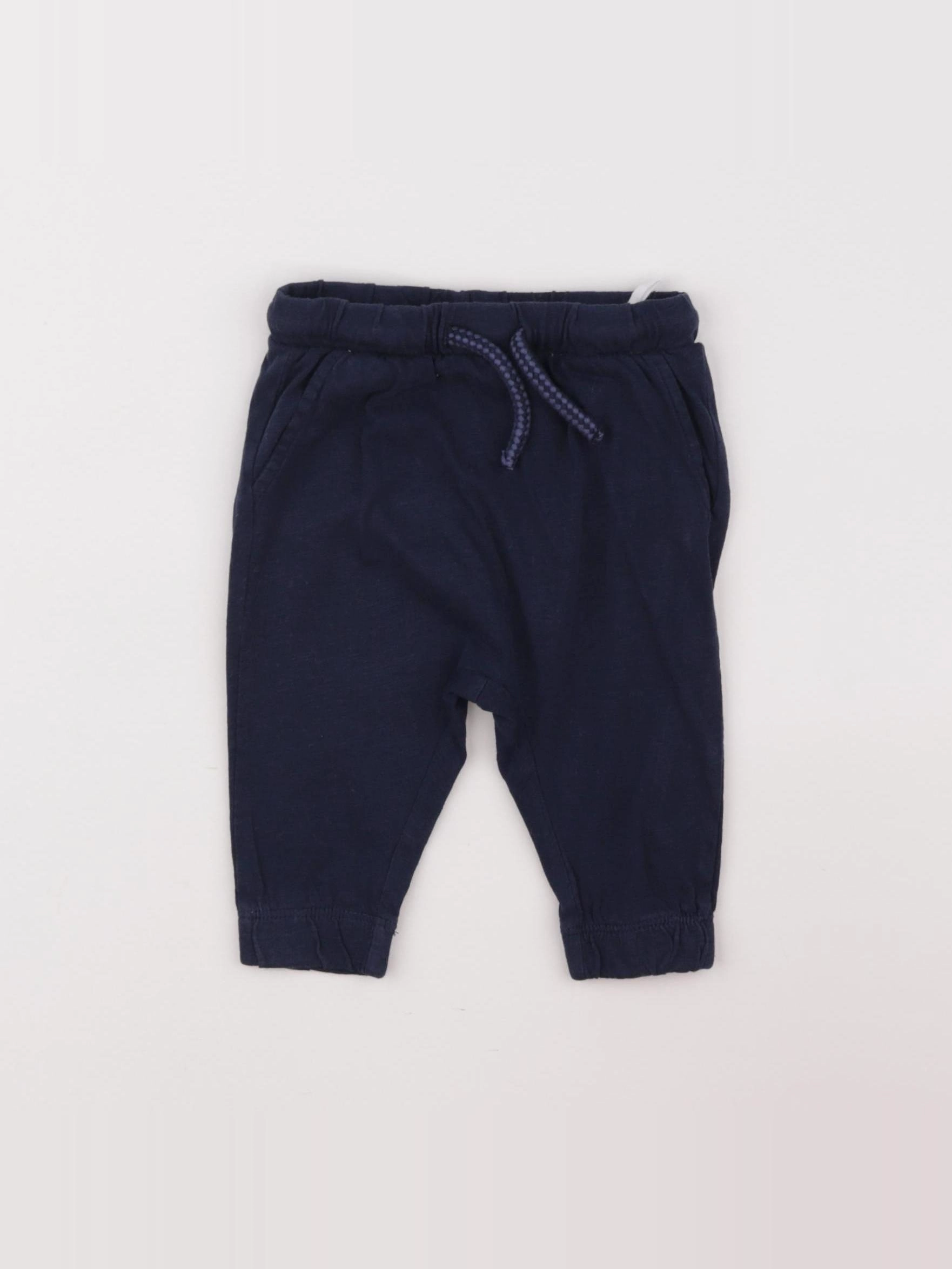 H&M - sarouel bleu - 6 mois