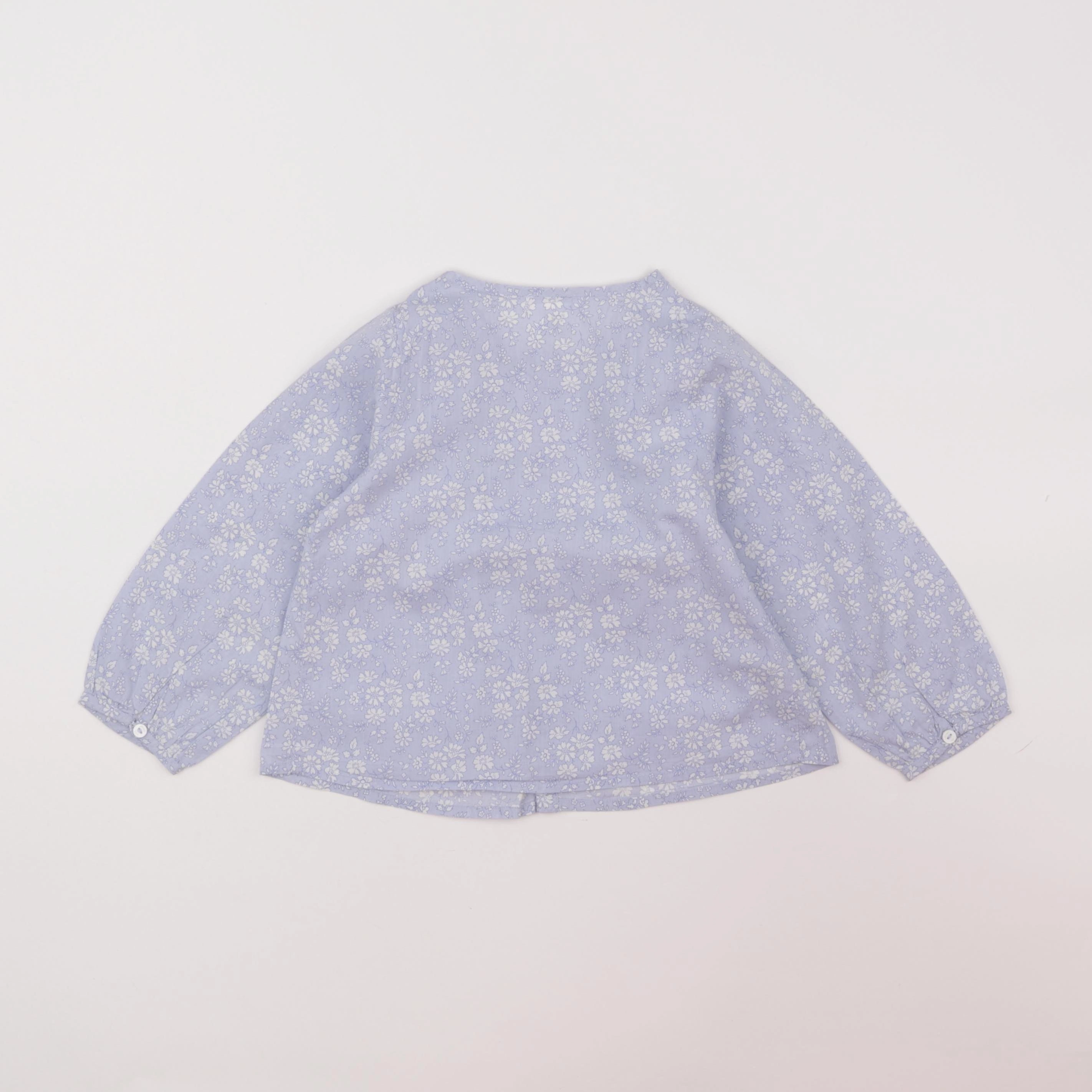 Jacadi - blouse liberty bleu - 36 mois