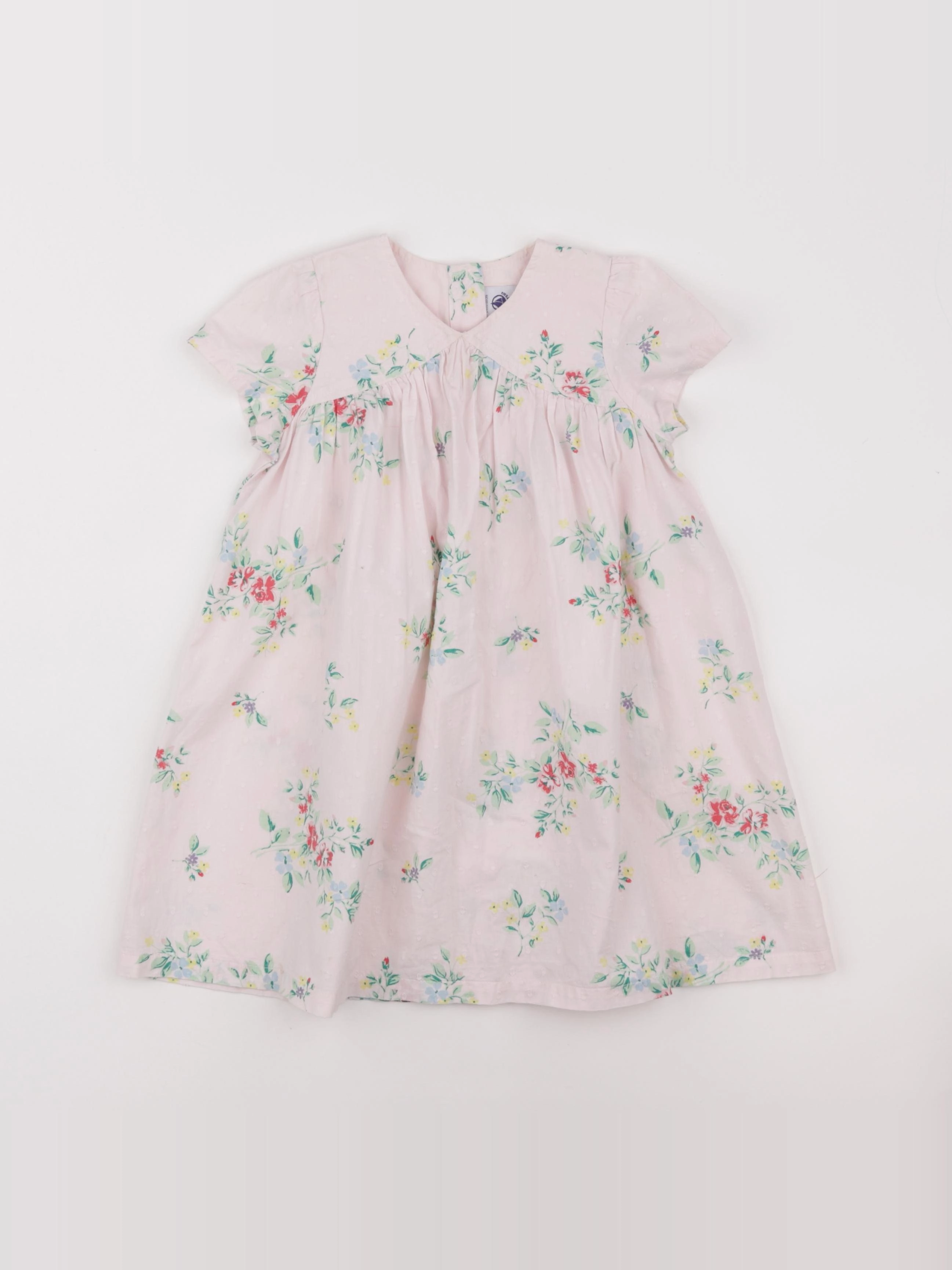 Petit Bateau - robe rose - 24 mois