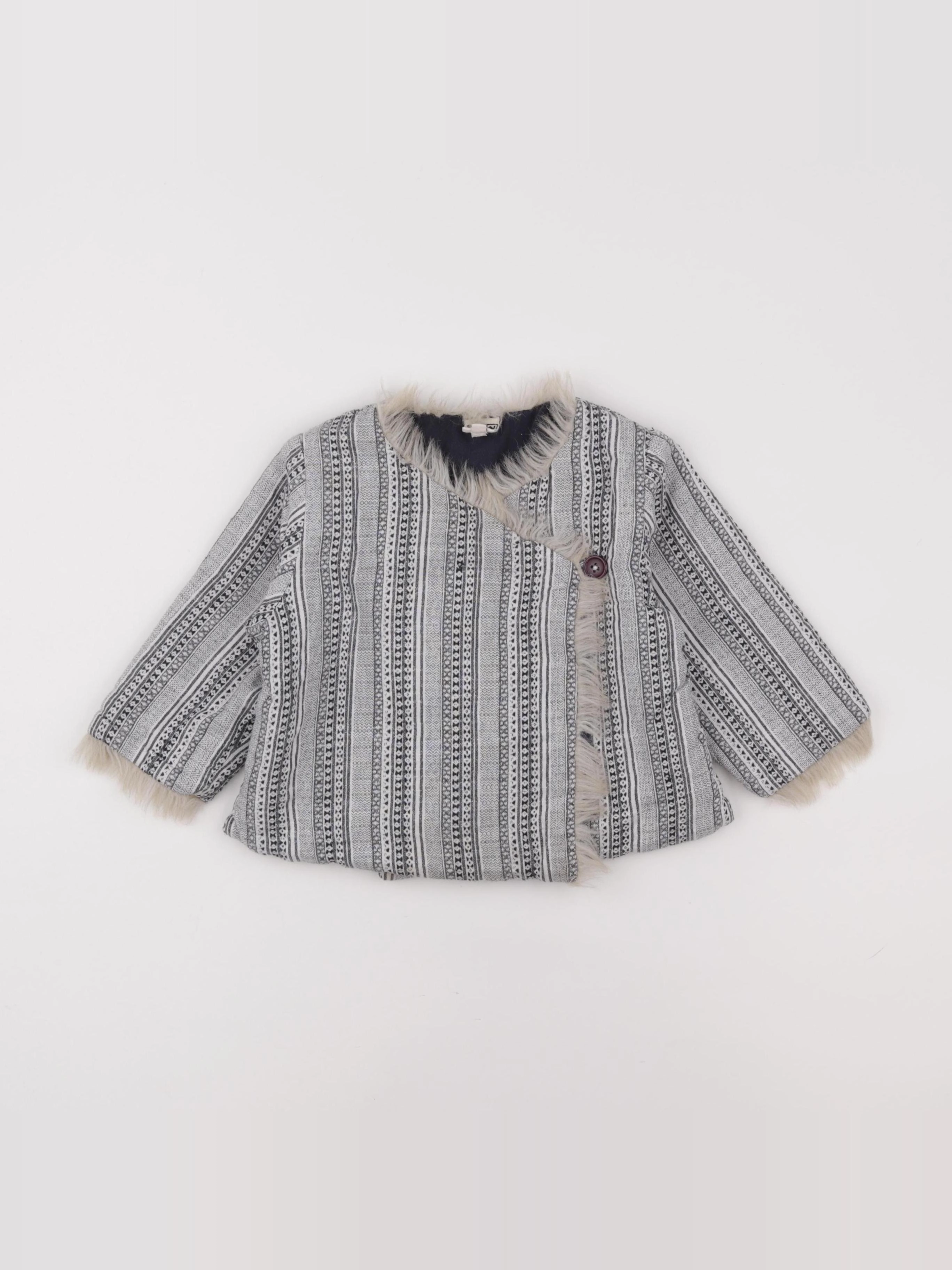 Bonton - veste gris - 2 ans