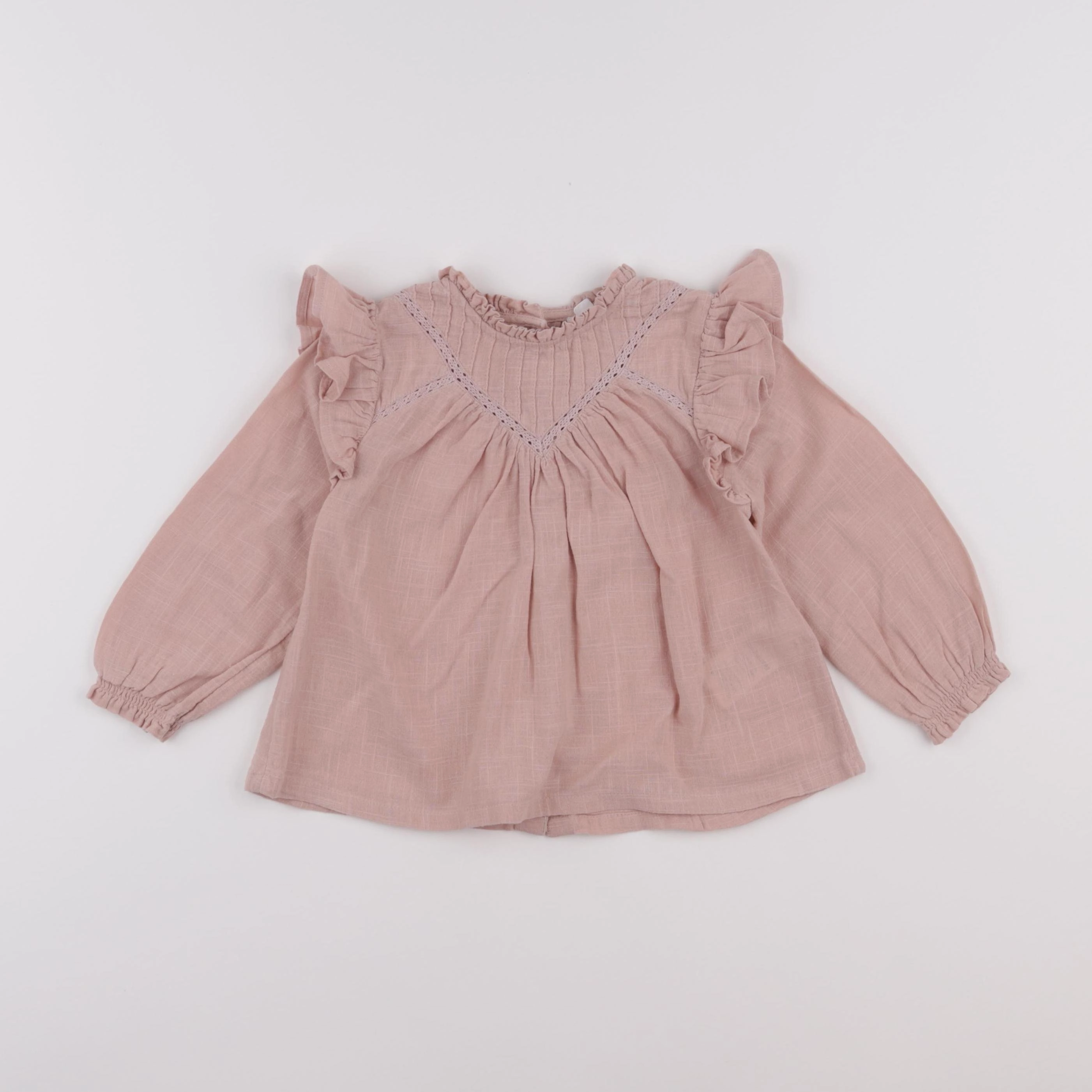 Vertbaudet - blouse rose - 24 mois