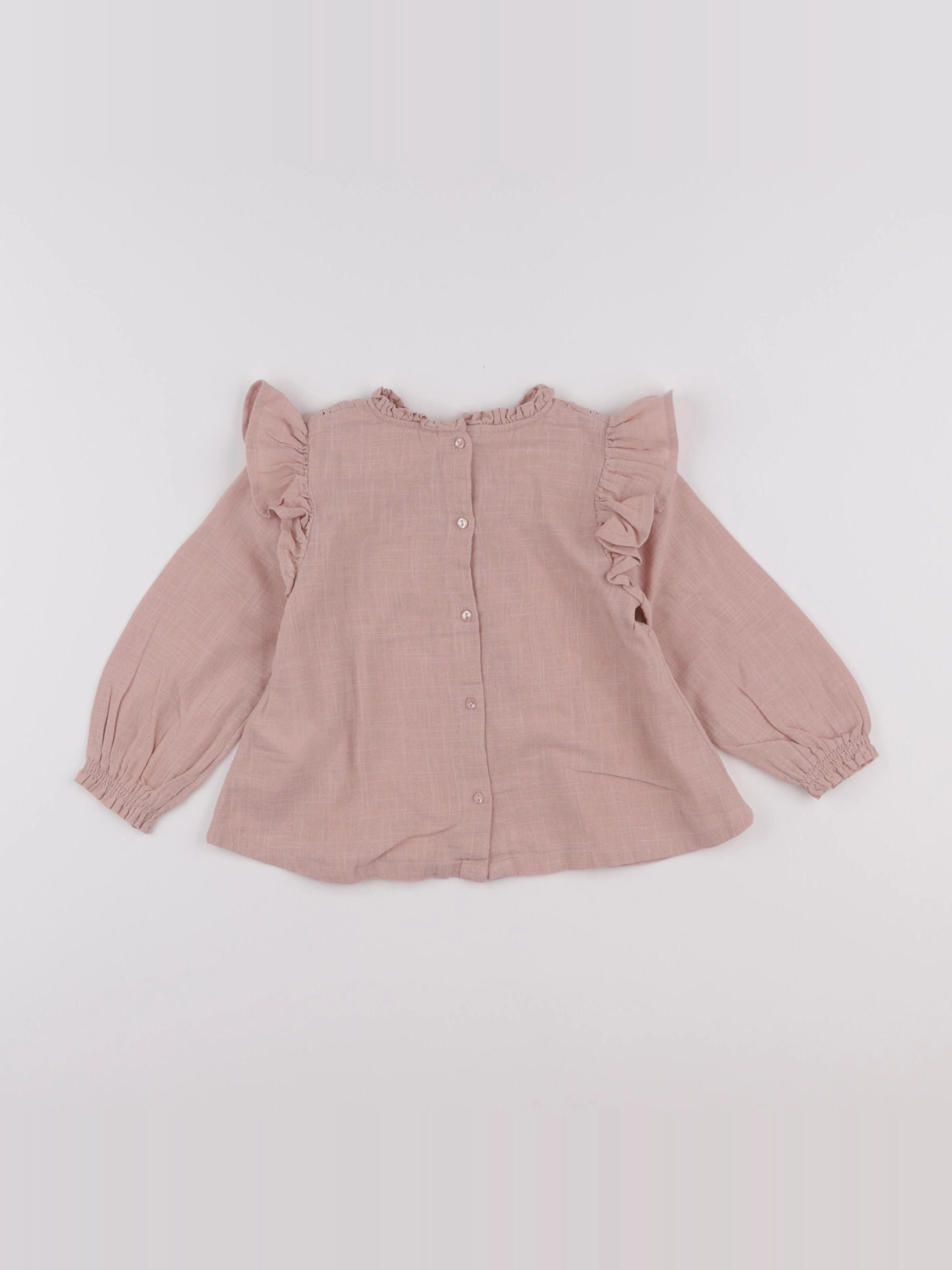Vertbaudet - blouse rose - 24 mois