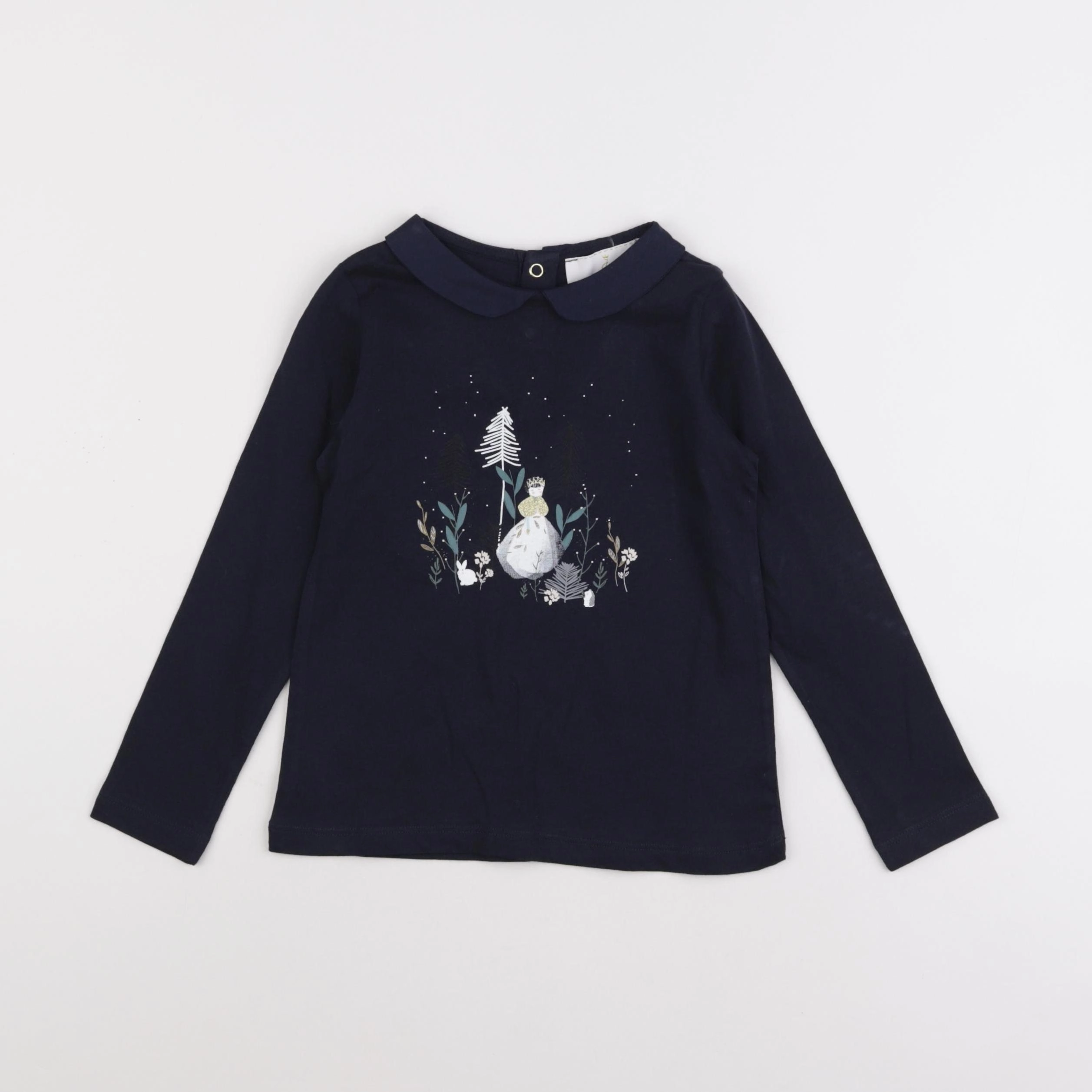 Jacadi - tee-shirt bleu - 4 ans