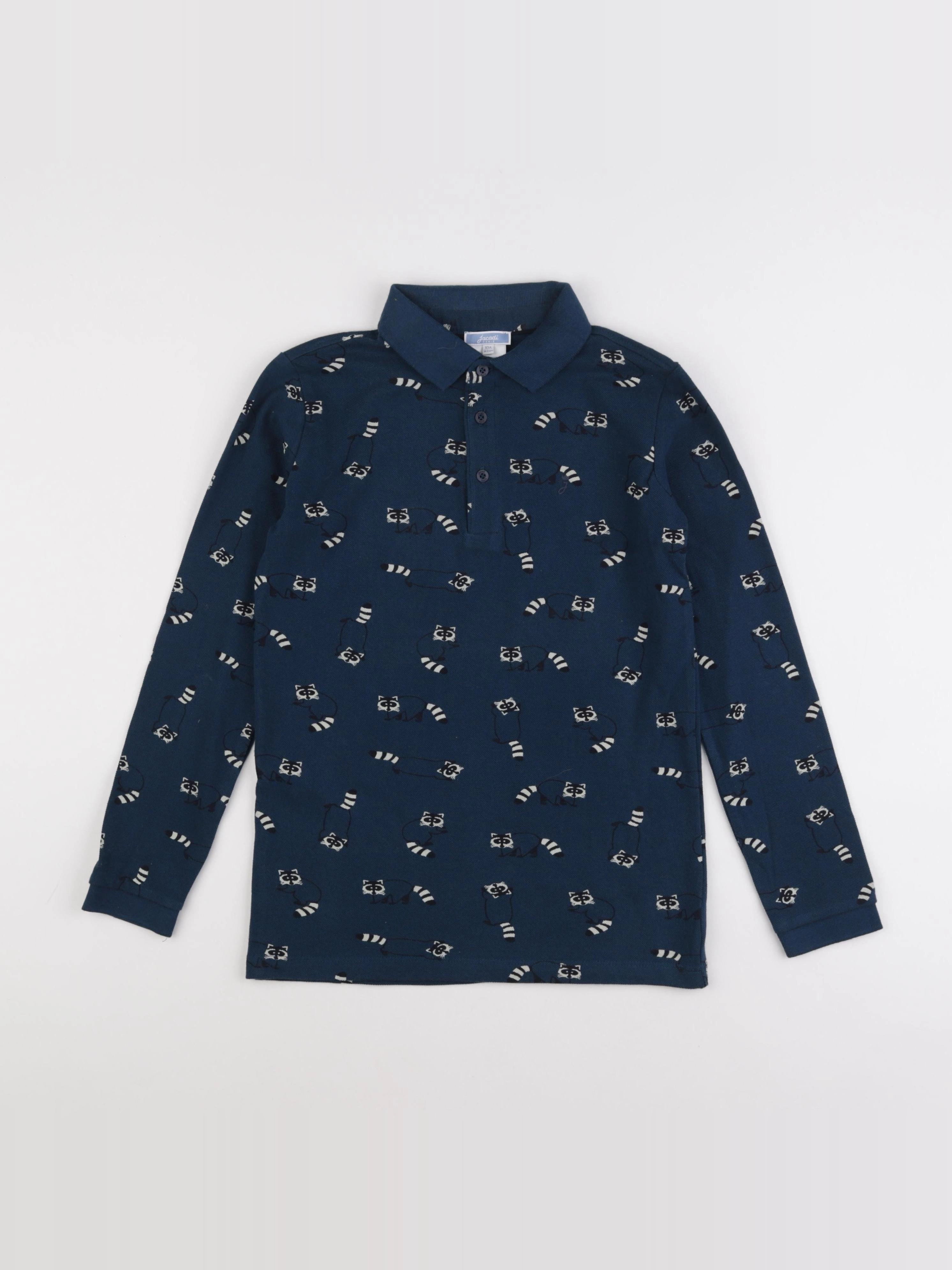 Jacadi - polo bleu - 10 ans
