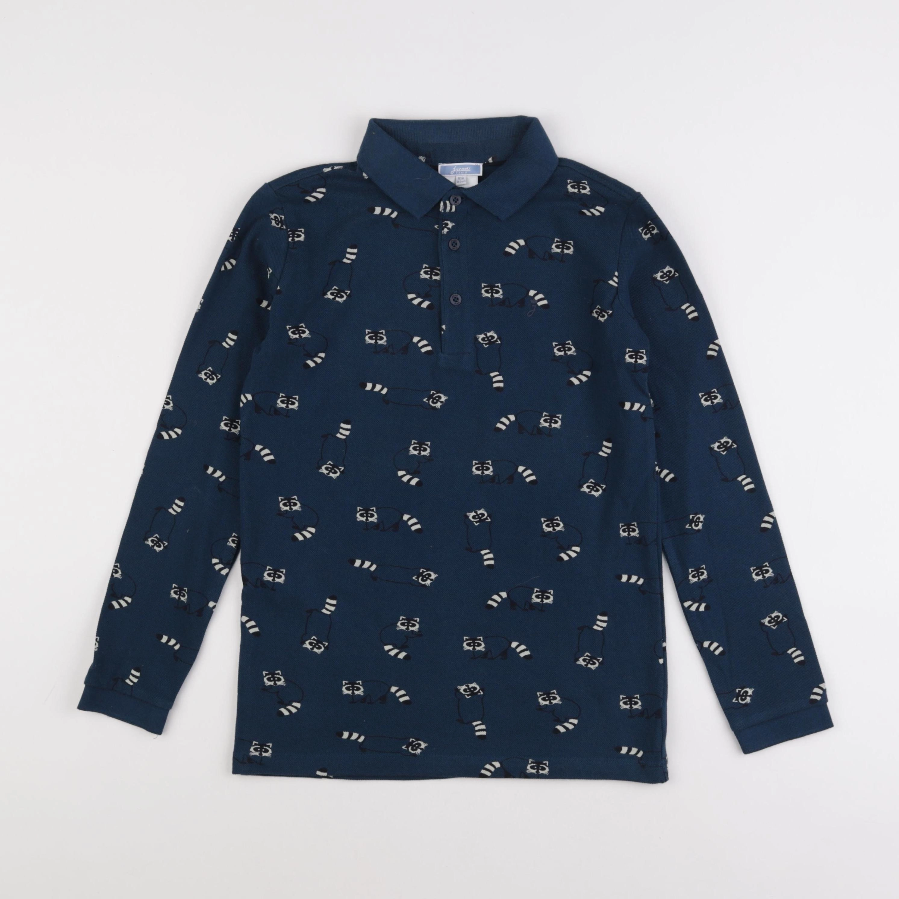 Jacadi - polo bleu - 10 ans