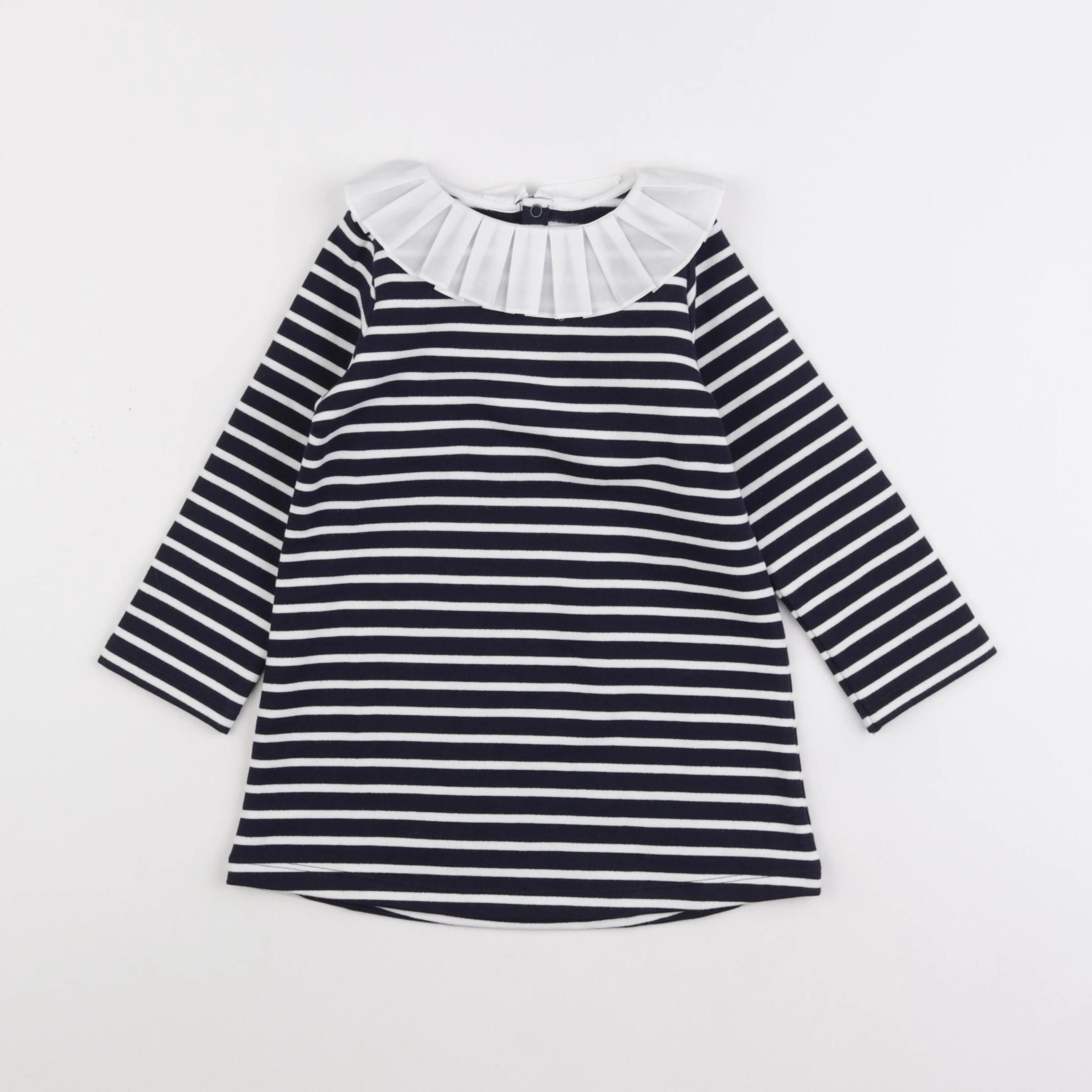 Jacadi - robe bleu, blanc - 24 mois