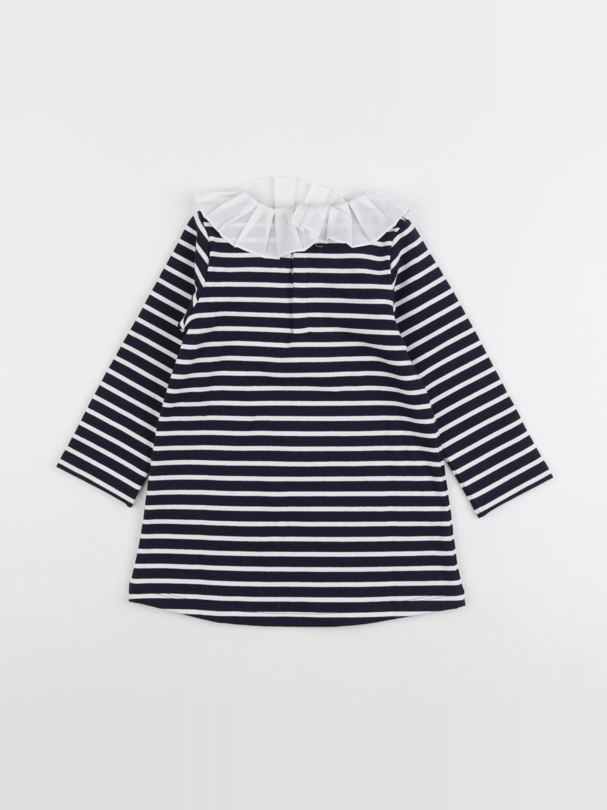 Jacadi - robe bleu, blanc - 24 mois