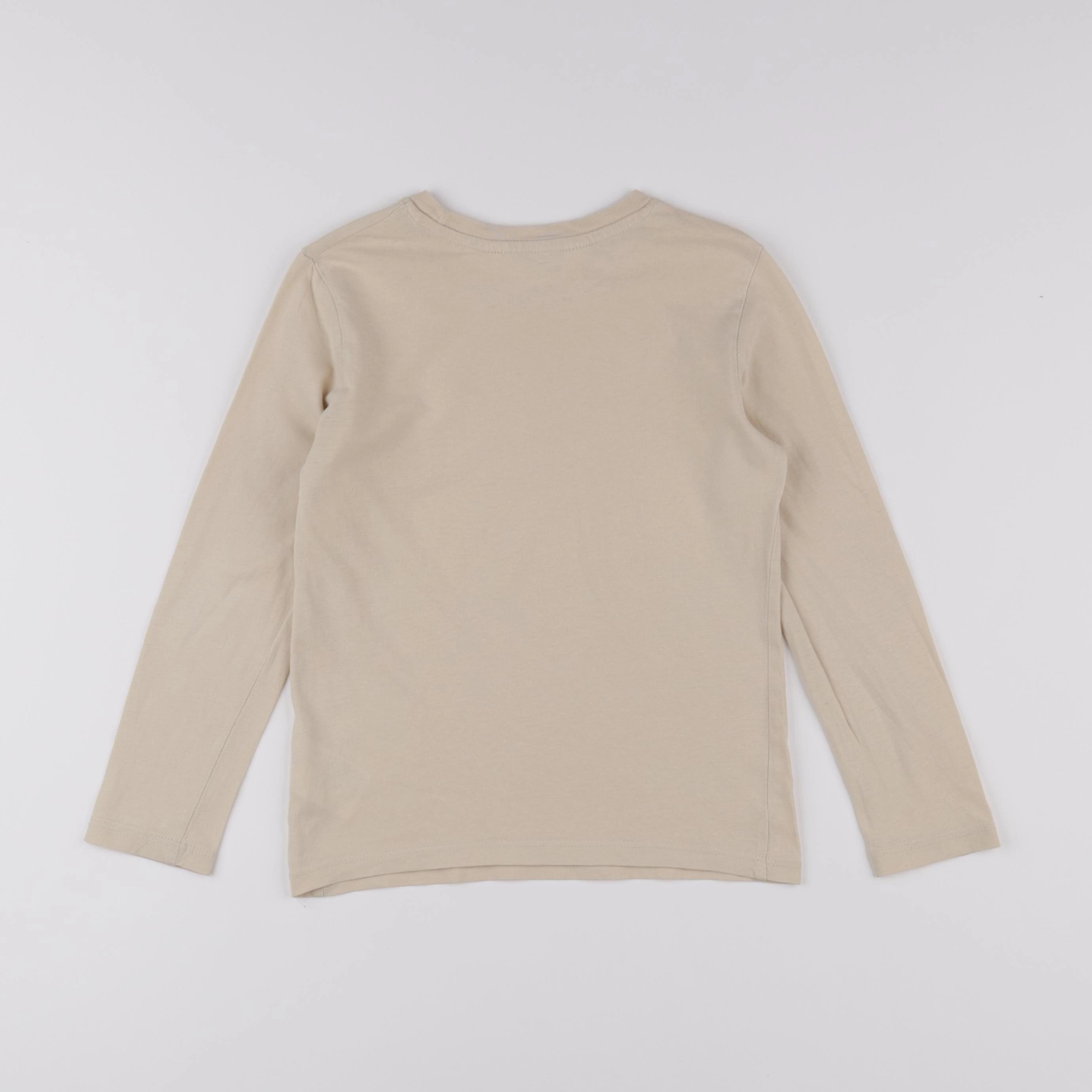H&M - tee-shirt beige - 4/6 ans