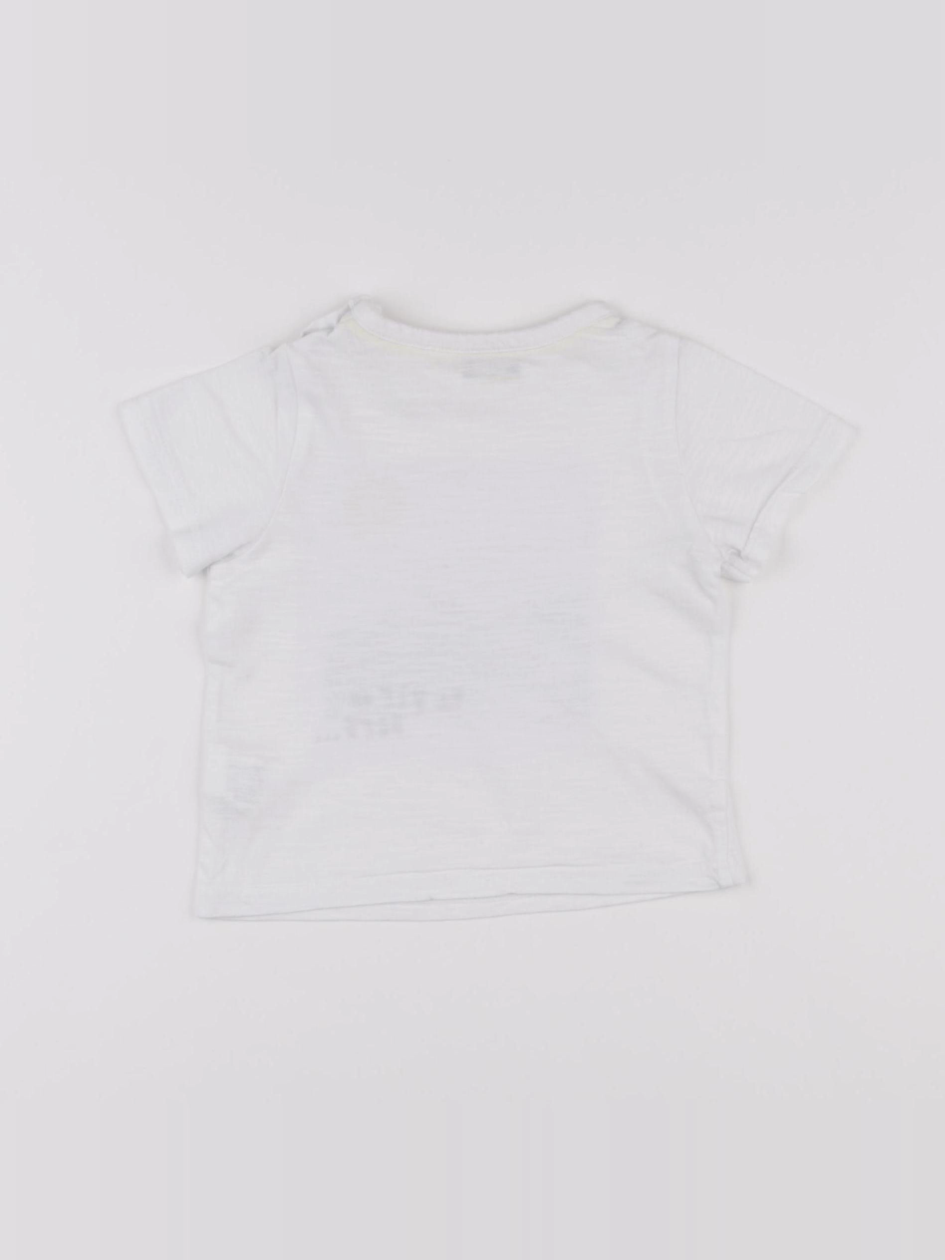 Tape à l'oeil - tee-shirt blanc - 12 mois