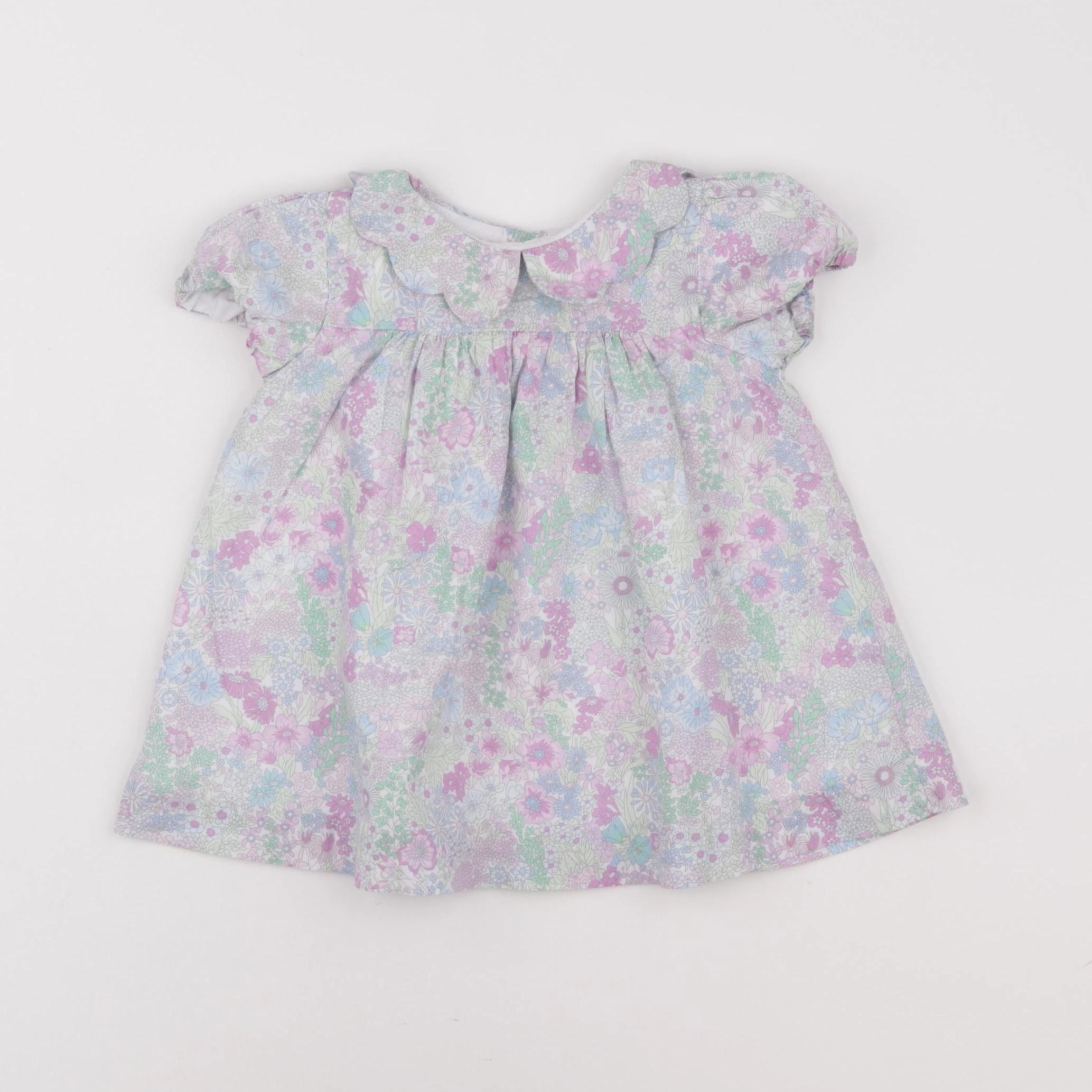 Jacadi - robe liberty multicolore - 6 mois