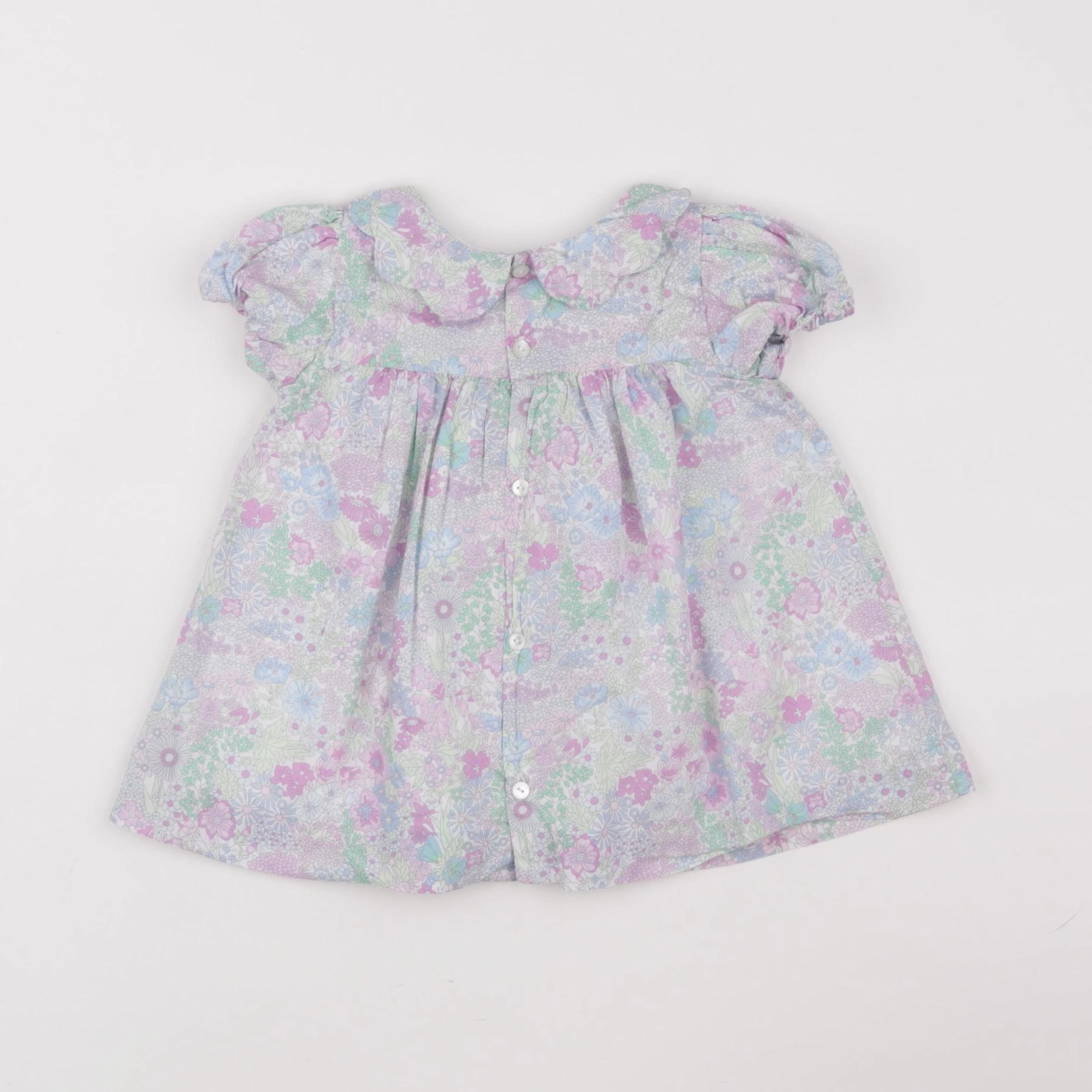 Jacadi - robe liberty multicolore - 6 mois