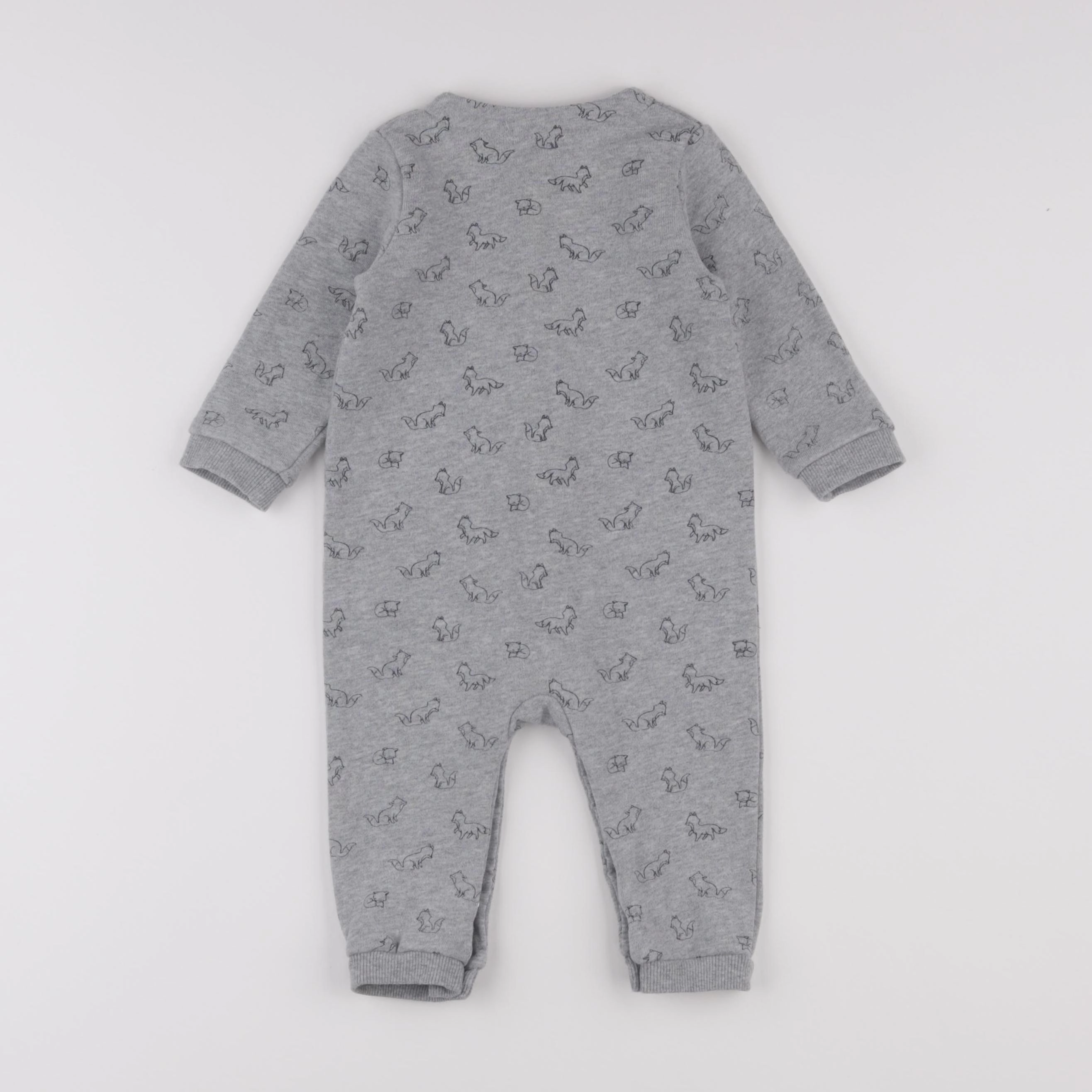 Boutchou - combinaison gris - 9 mois