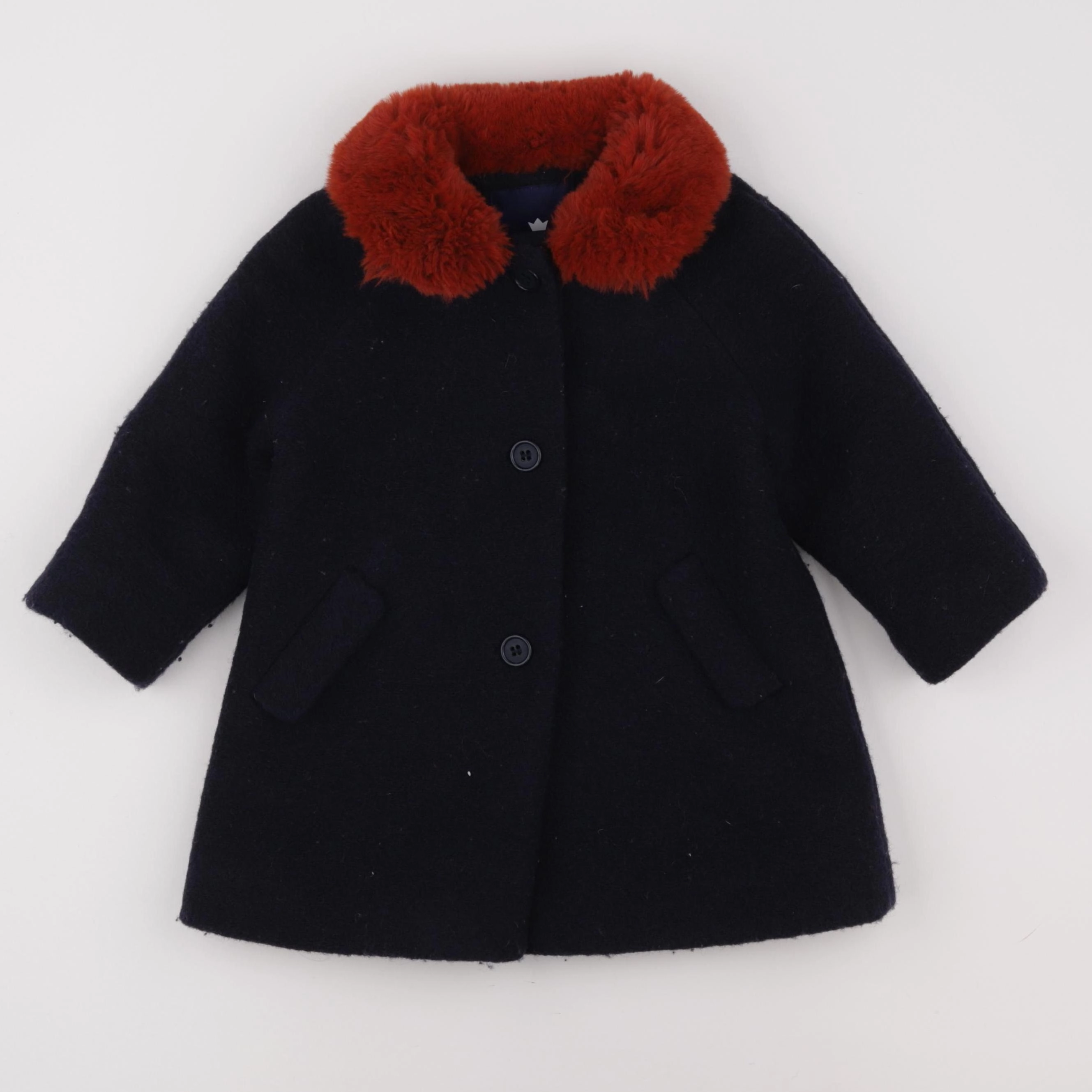 Jacadi - manteau bleu - 24 mois