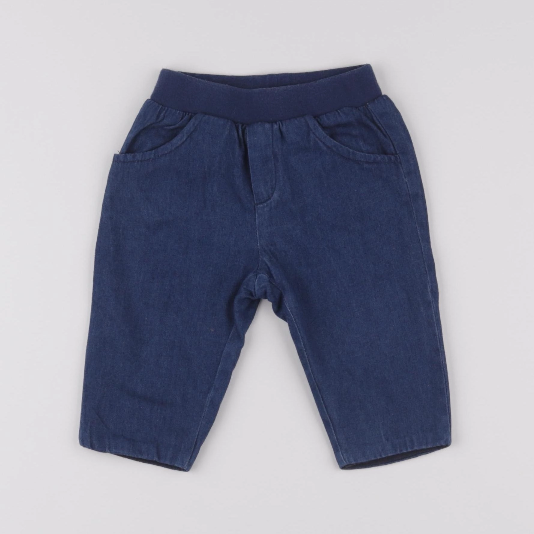Jacadi - pantalon doublé bleu - 3 mois