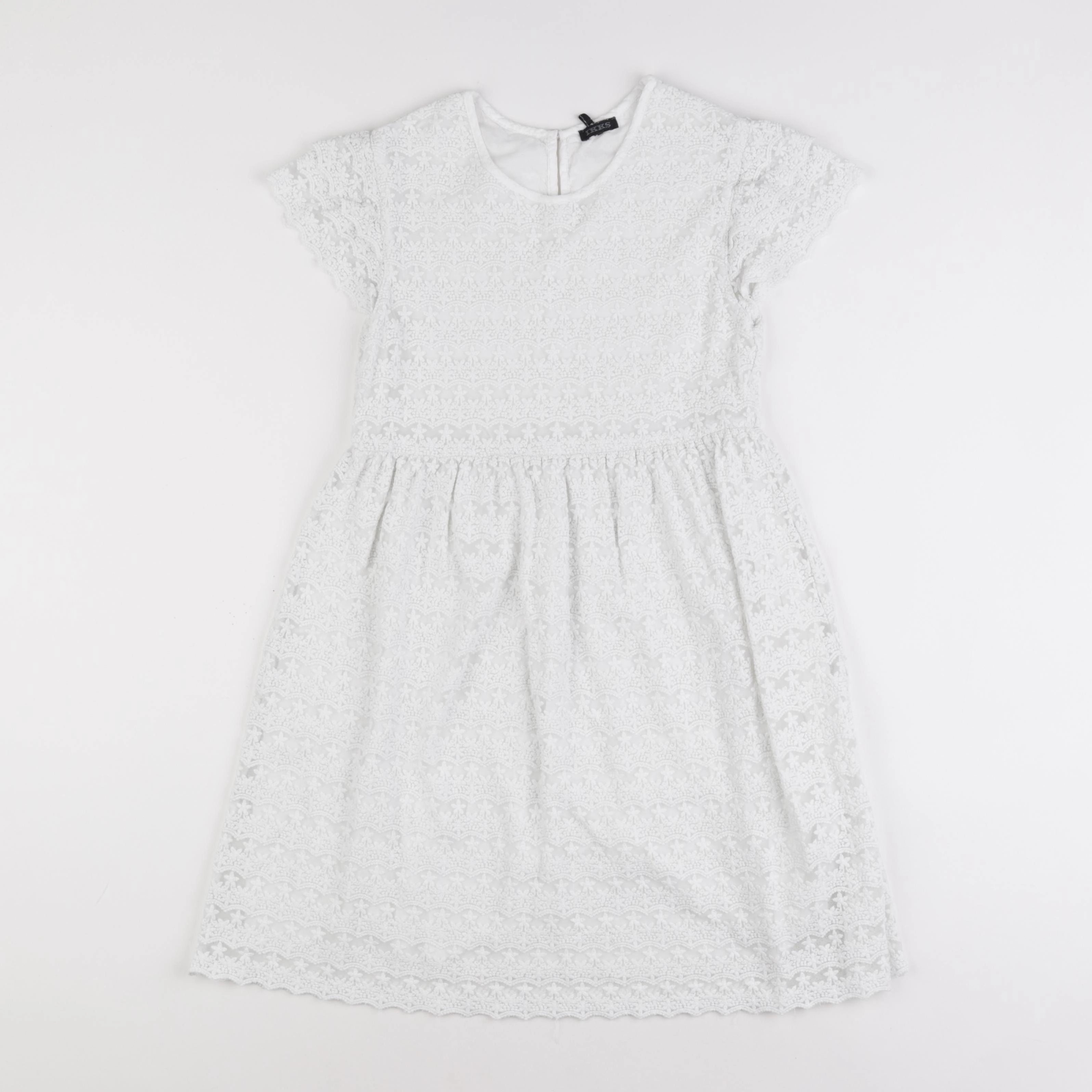IKKS - robe blanc - 10 ans