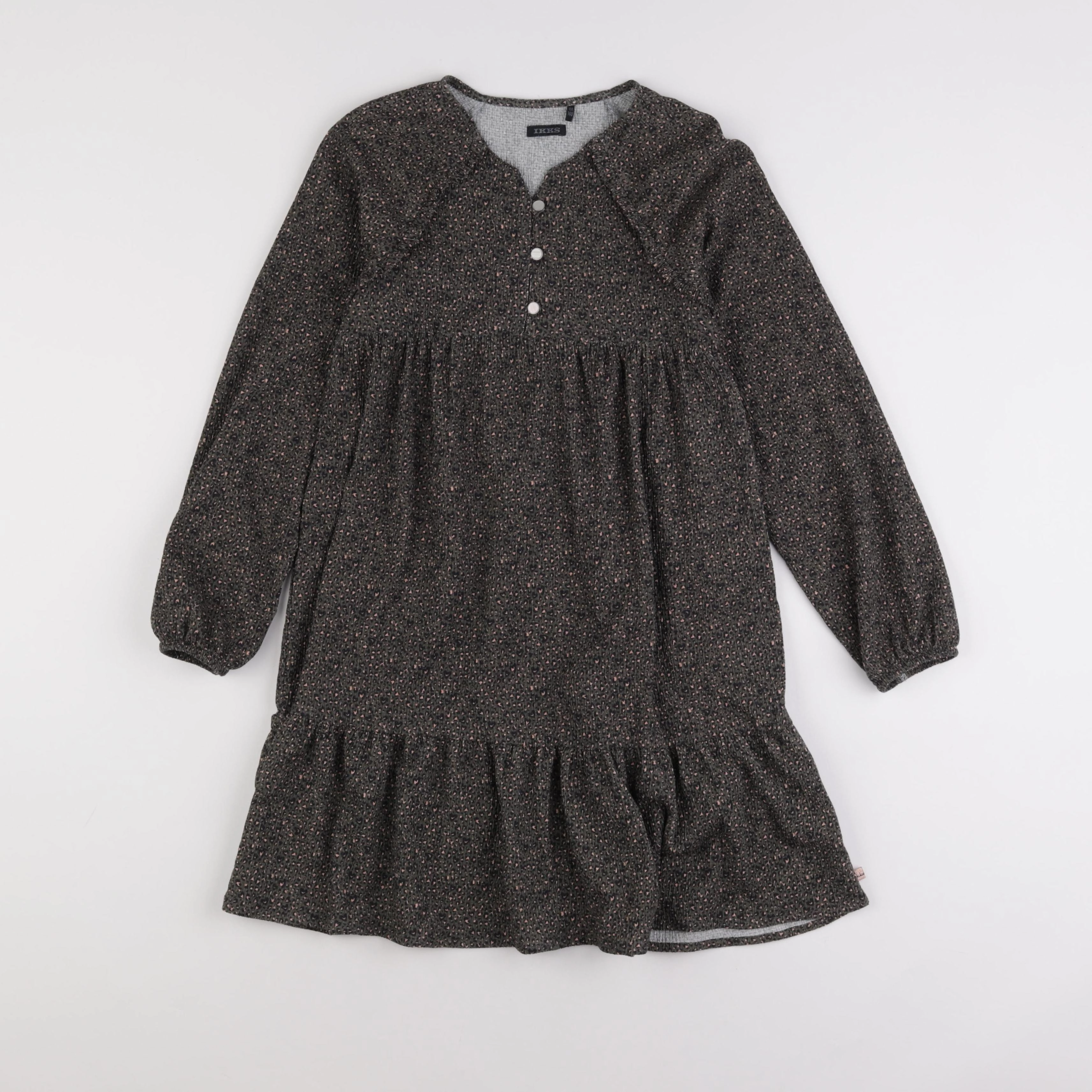 IKKS - robe vert - 10 ans
