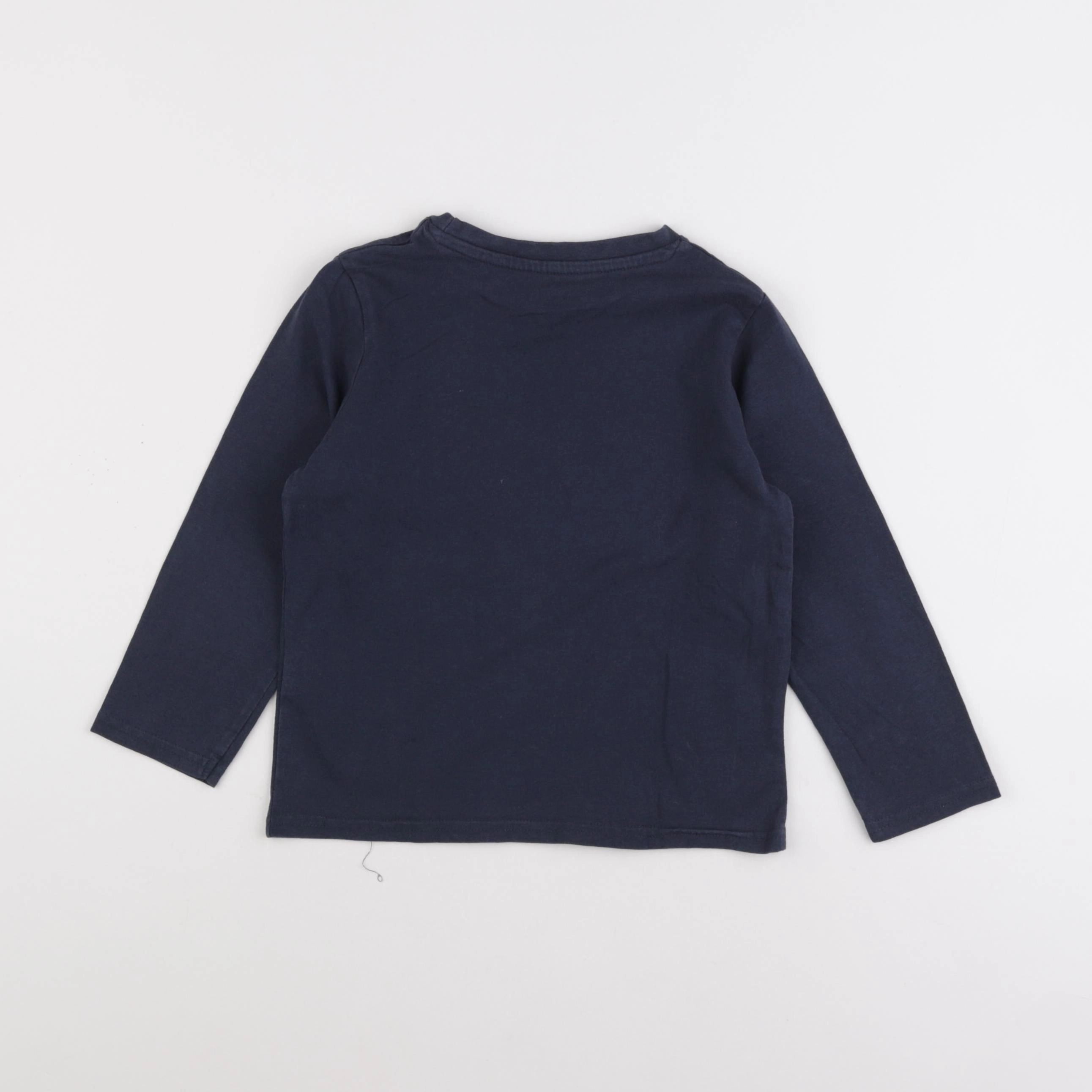 Vertbaudet - tee-shirt bleu - 5 ans