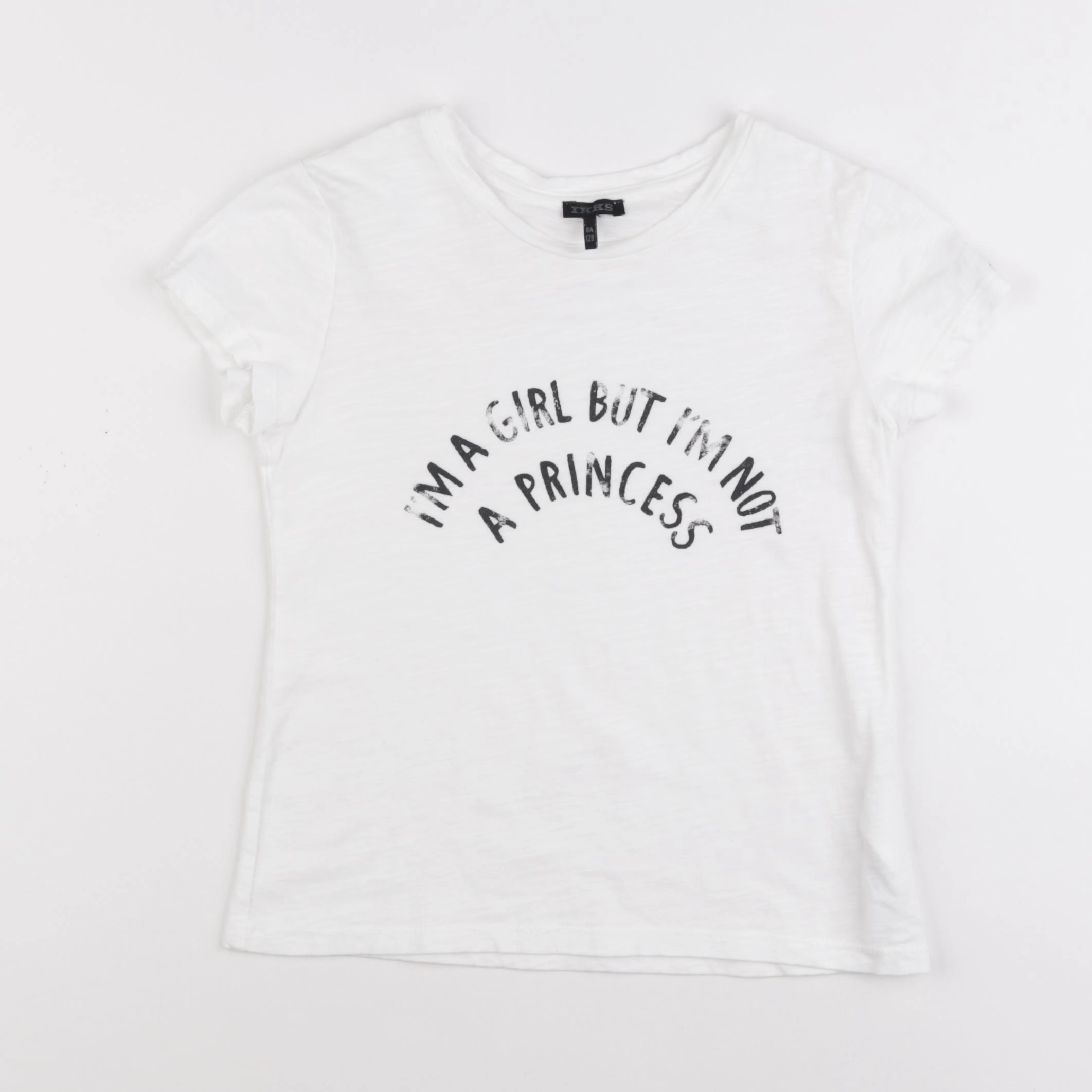 IKKS - tee-shirt blanc - 8 ans