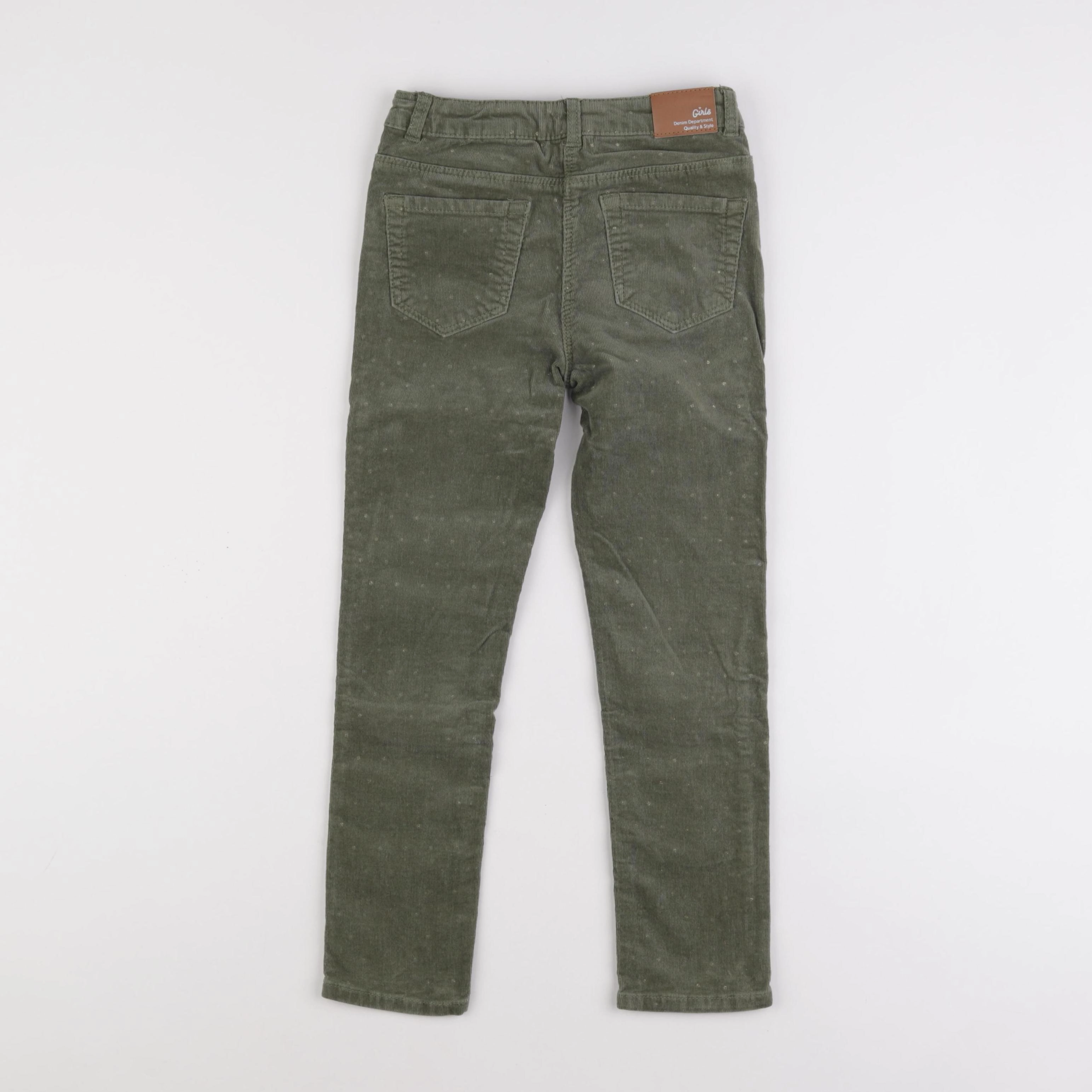 Vertbaudet - pantalon vert - 8 ans