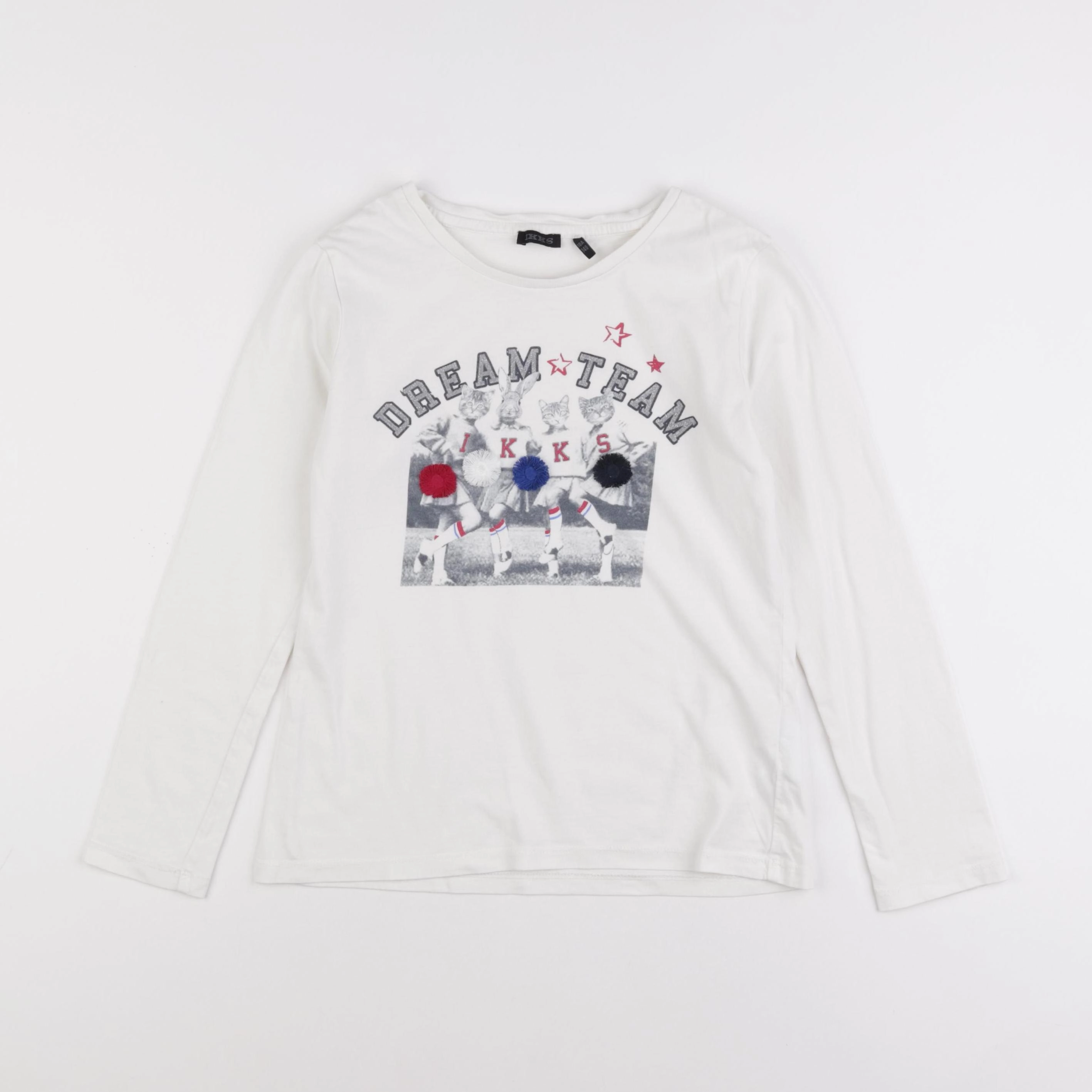 IKKS - tee-shirt blanc - 10 ans
